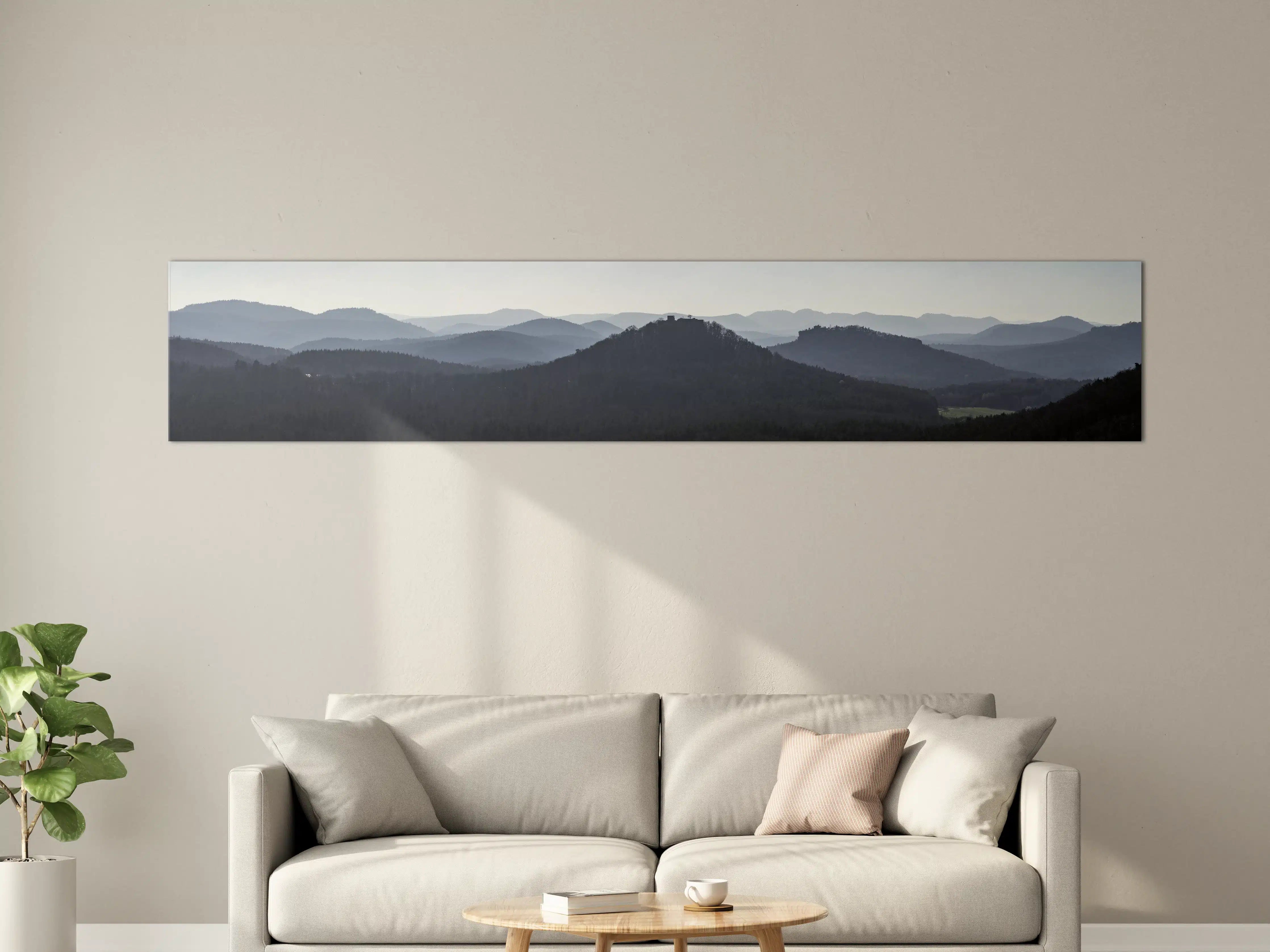 Große Wandbilder - Panorama Rötzenfels auf Burg Lindelbrunn