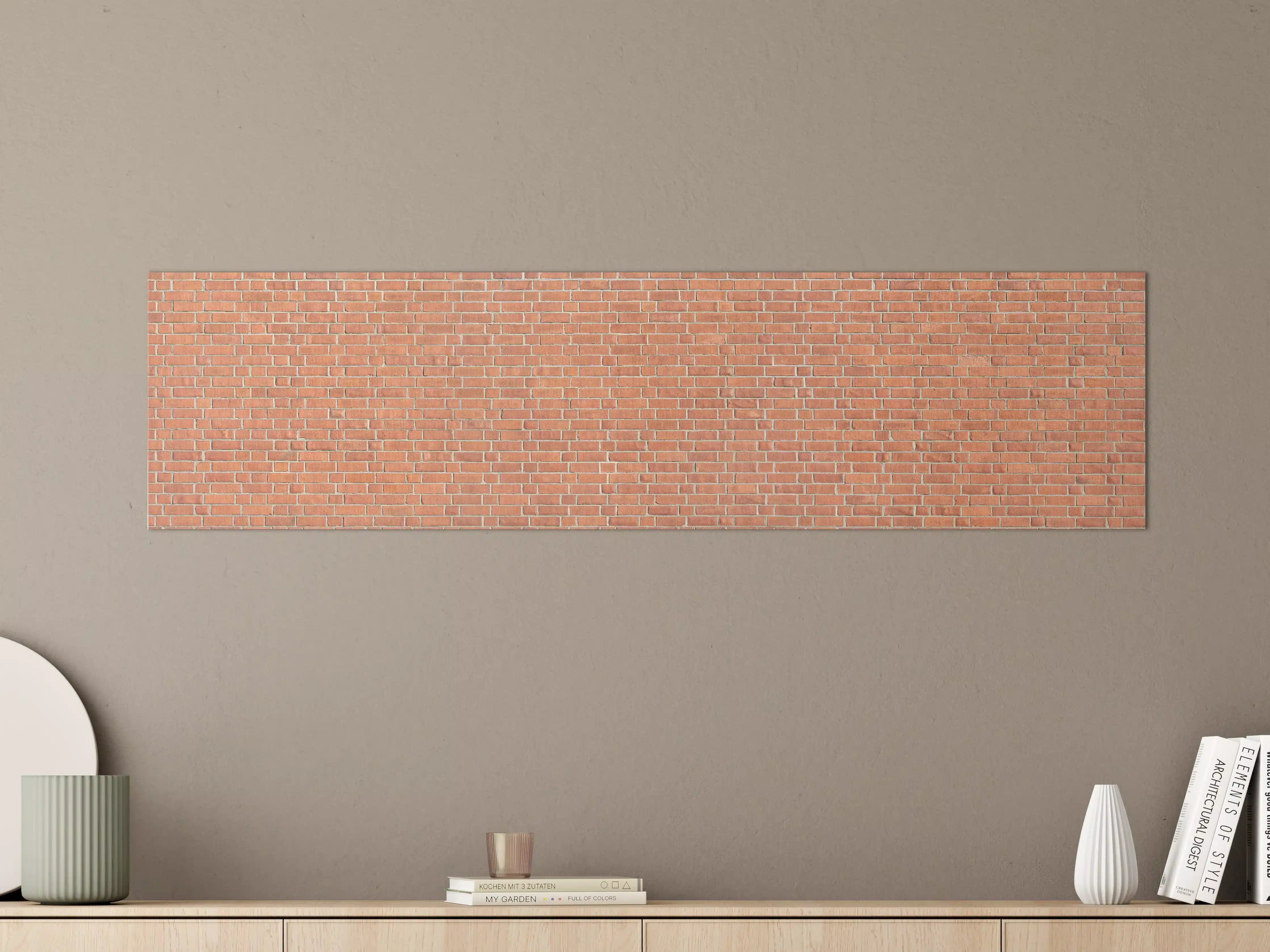 Große Wandbilder - Panorama Rote Ziegelwand