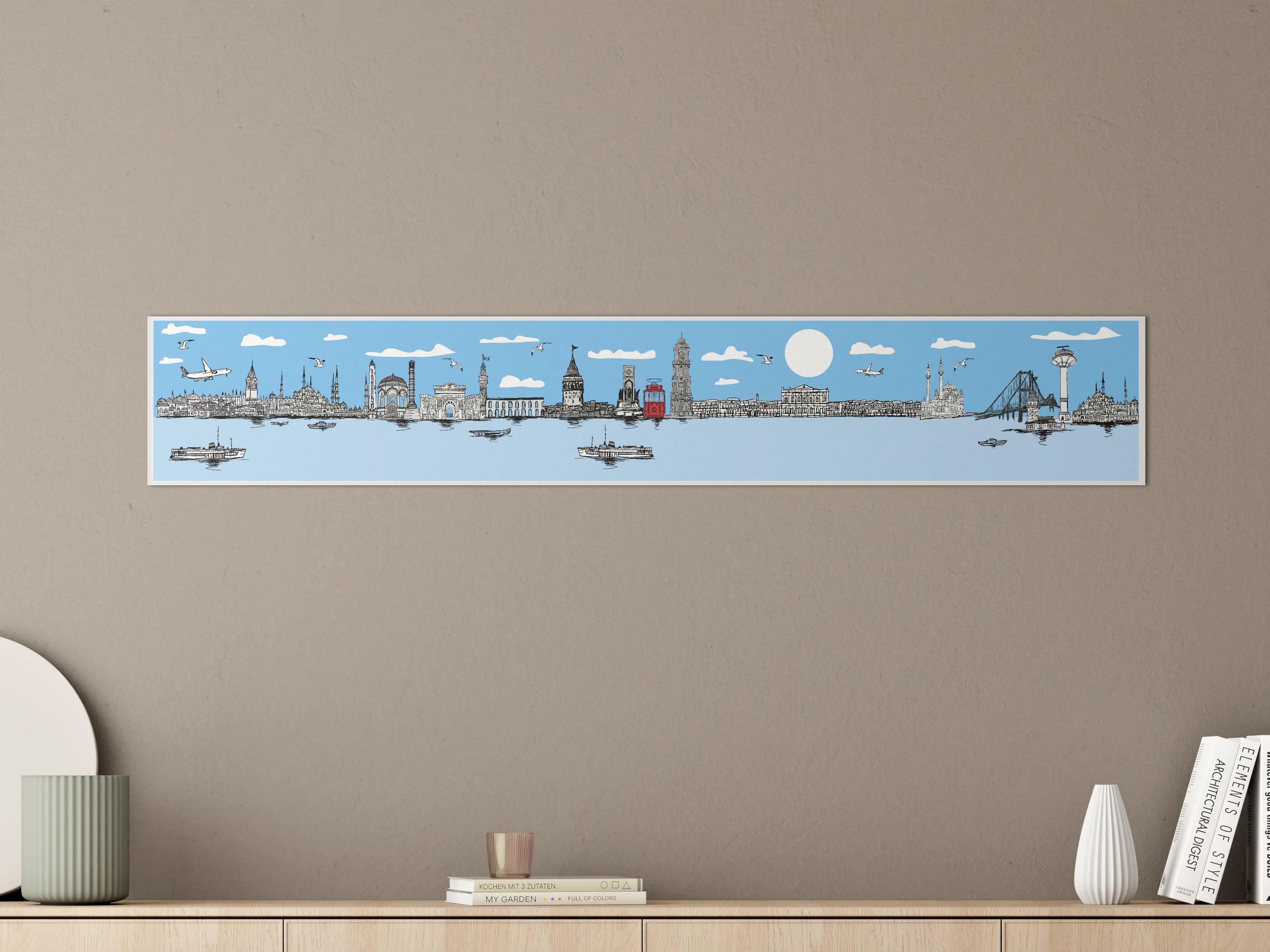Große Wandbilder - Panorama Skylines Graphic Print