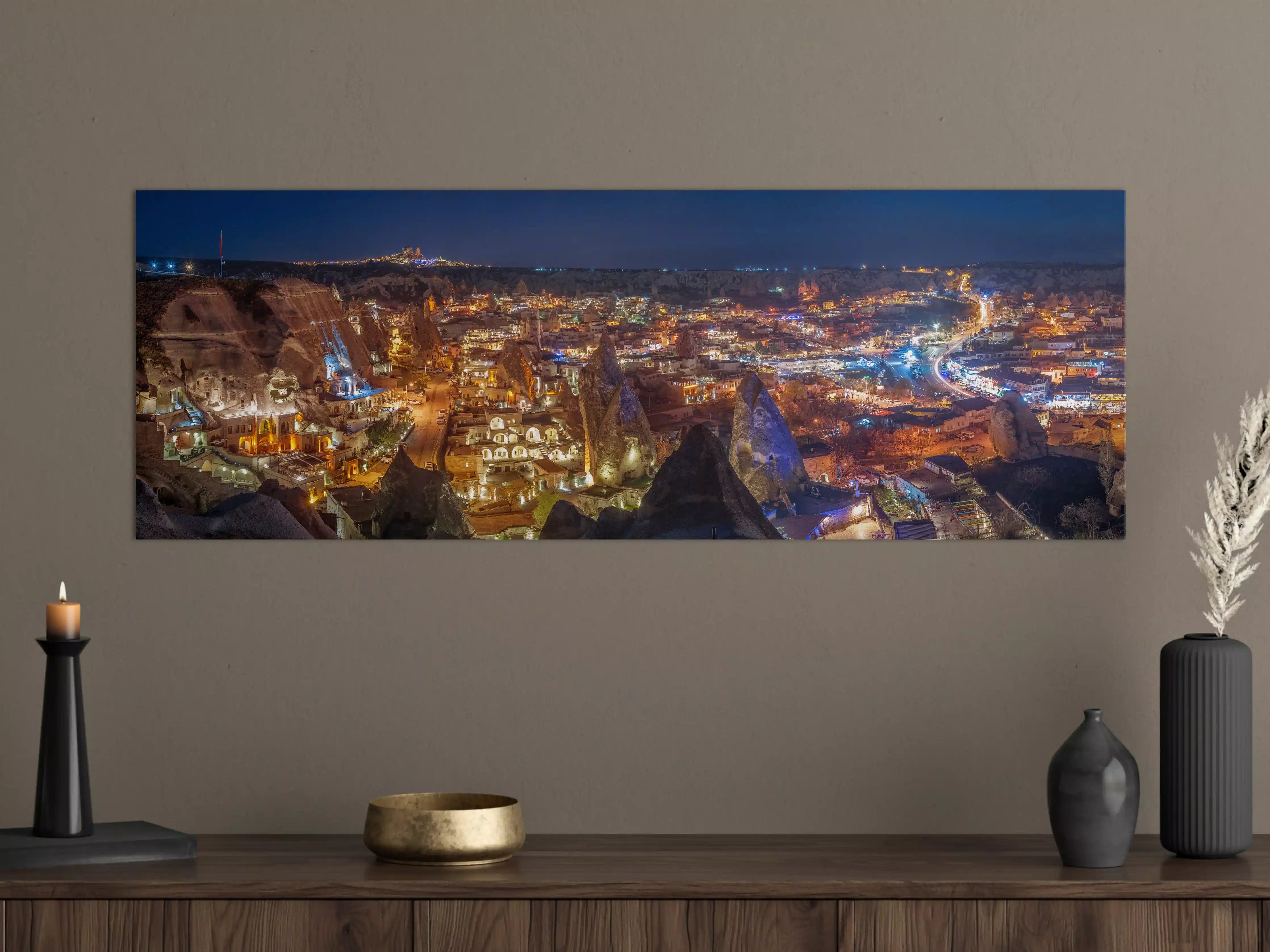 Große Wandbilder - Panorama auf Göreme - Kapadokien