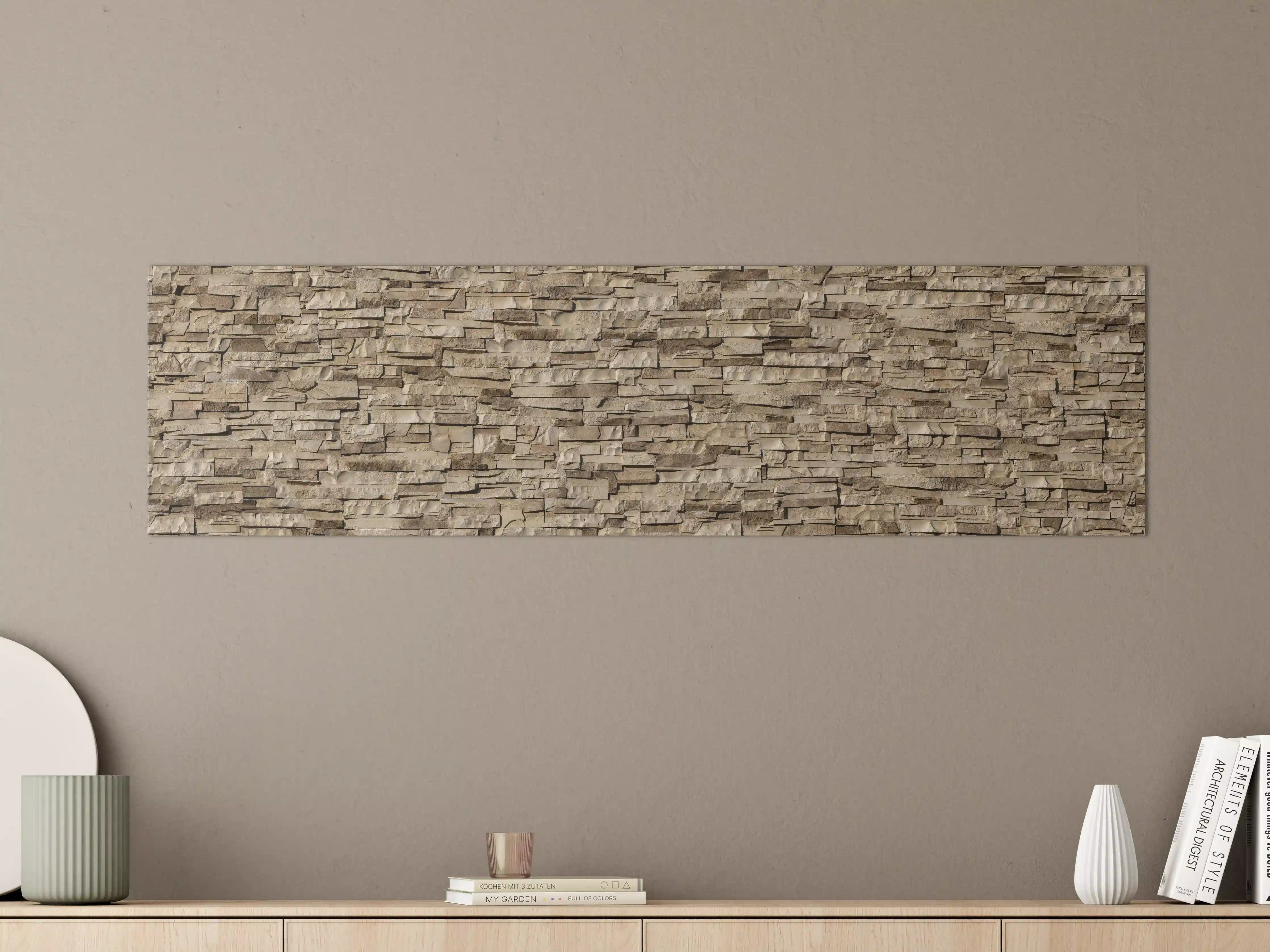 Große Wandbilder - Panorama nahtlose Textur von Klinkerfliesen