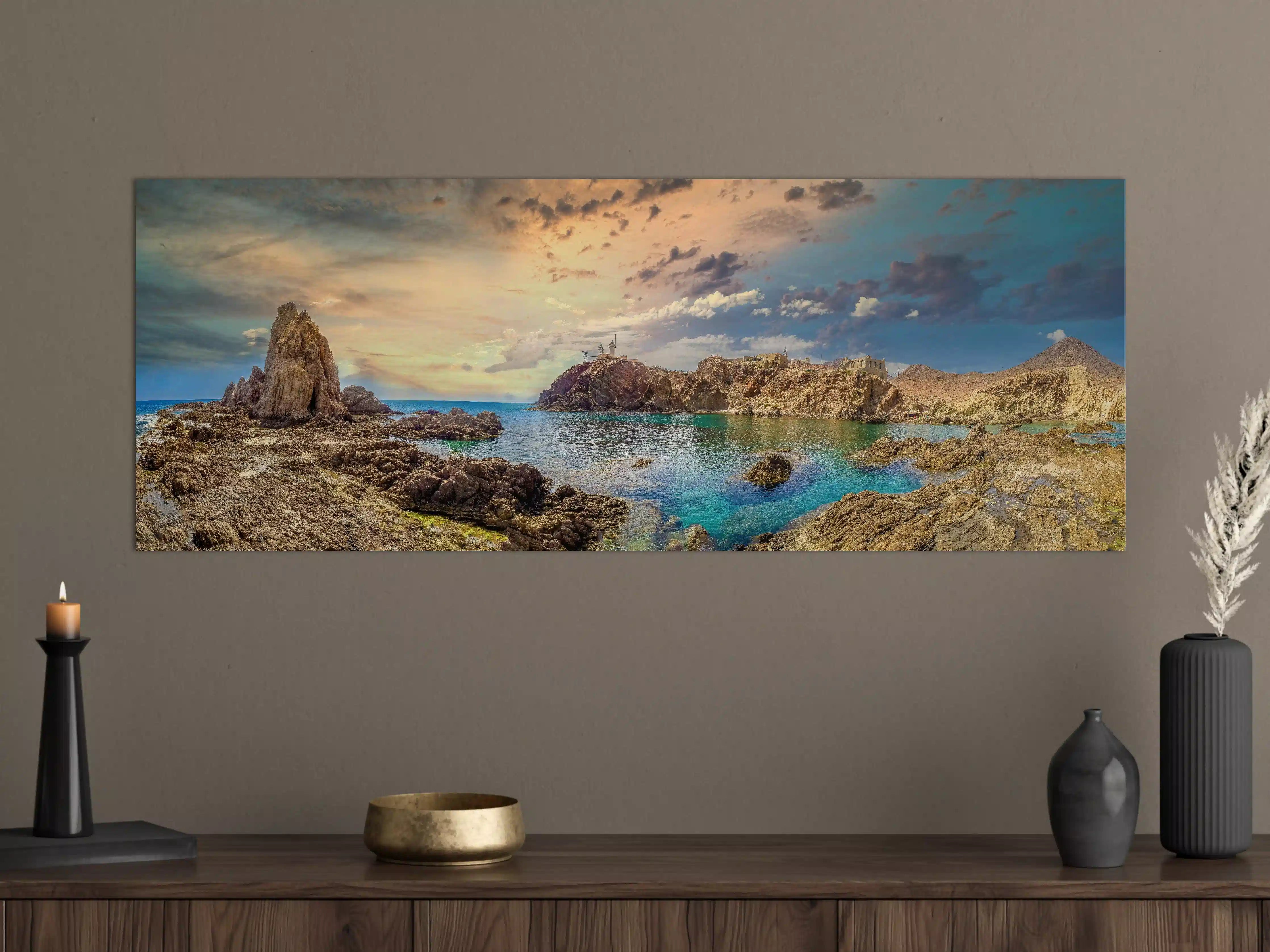 Große Wandbilder - Panoramablick - Arrecife de las Sirenas