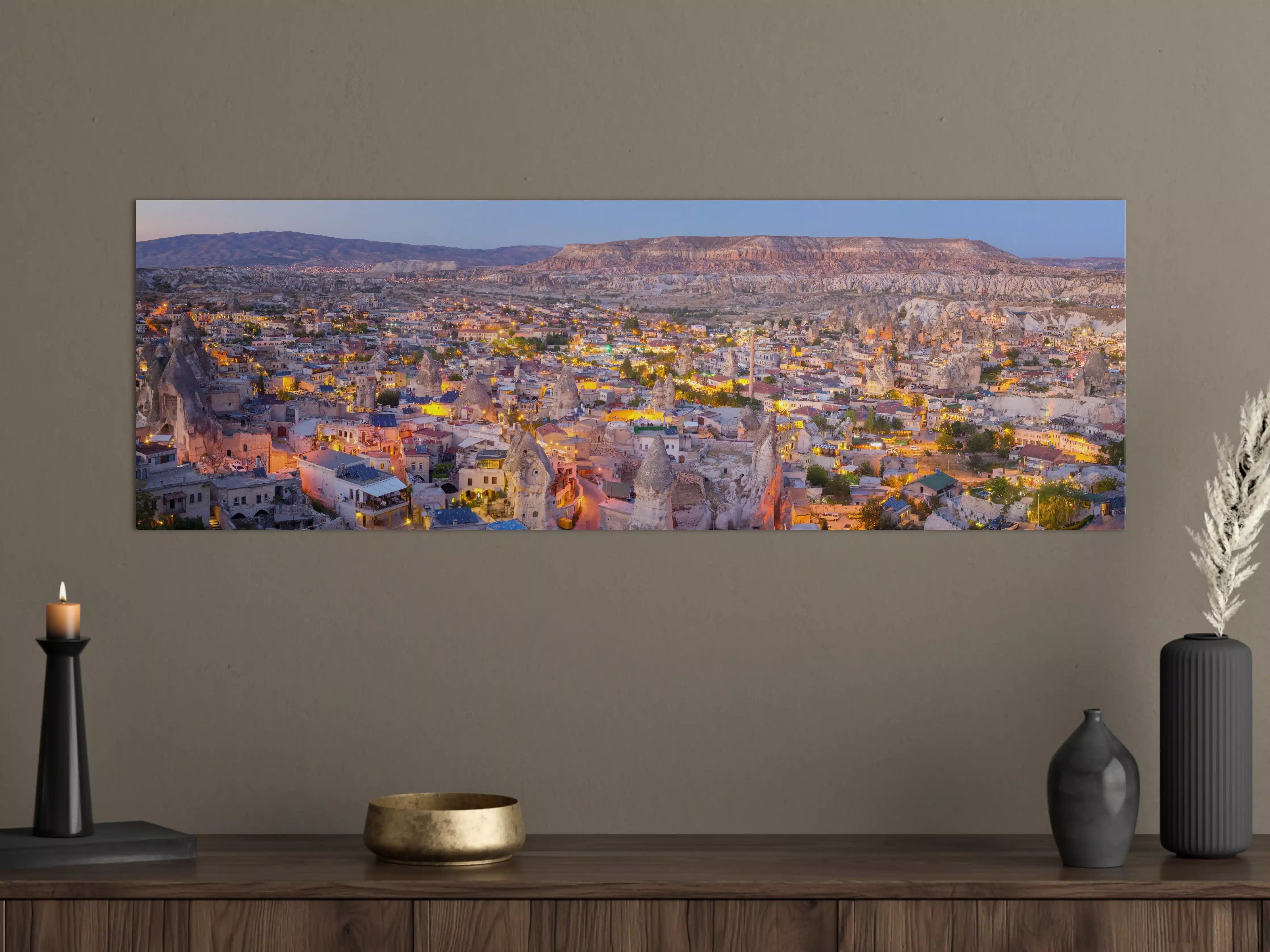 Große Wandbilder - Panoramablick auf Göreme - Kapadokien