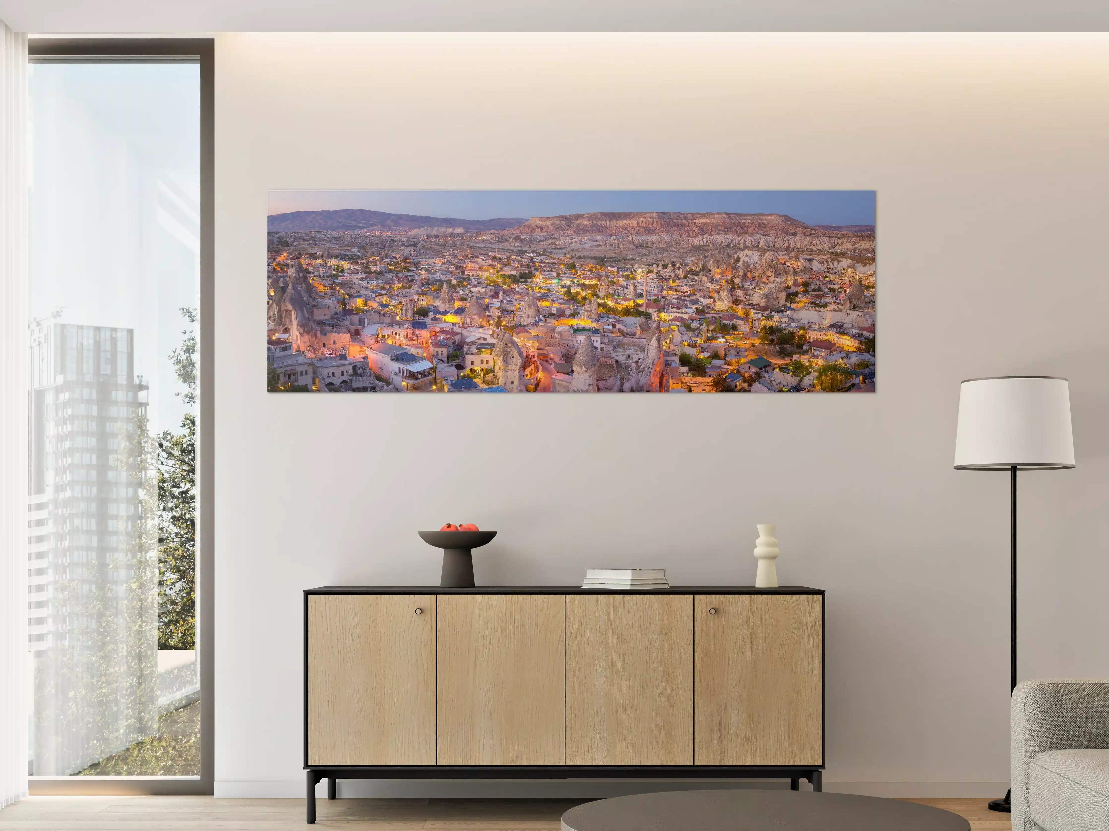 Große Wandbilder - Panoramablick auf Göreme - Kapadokien