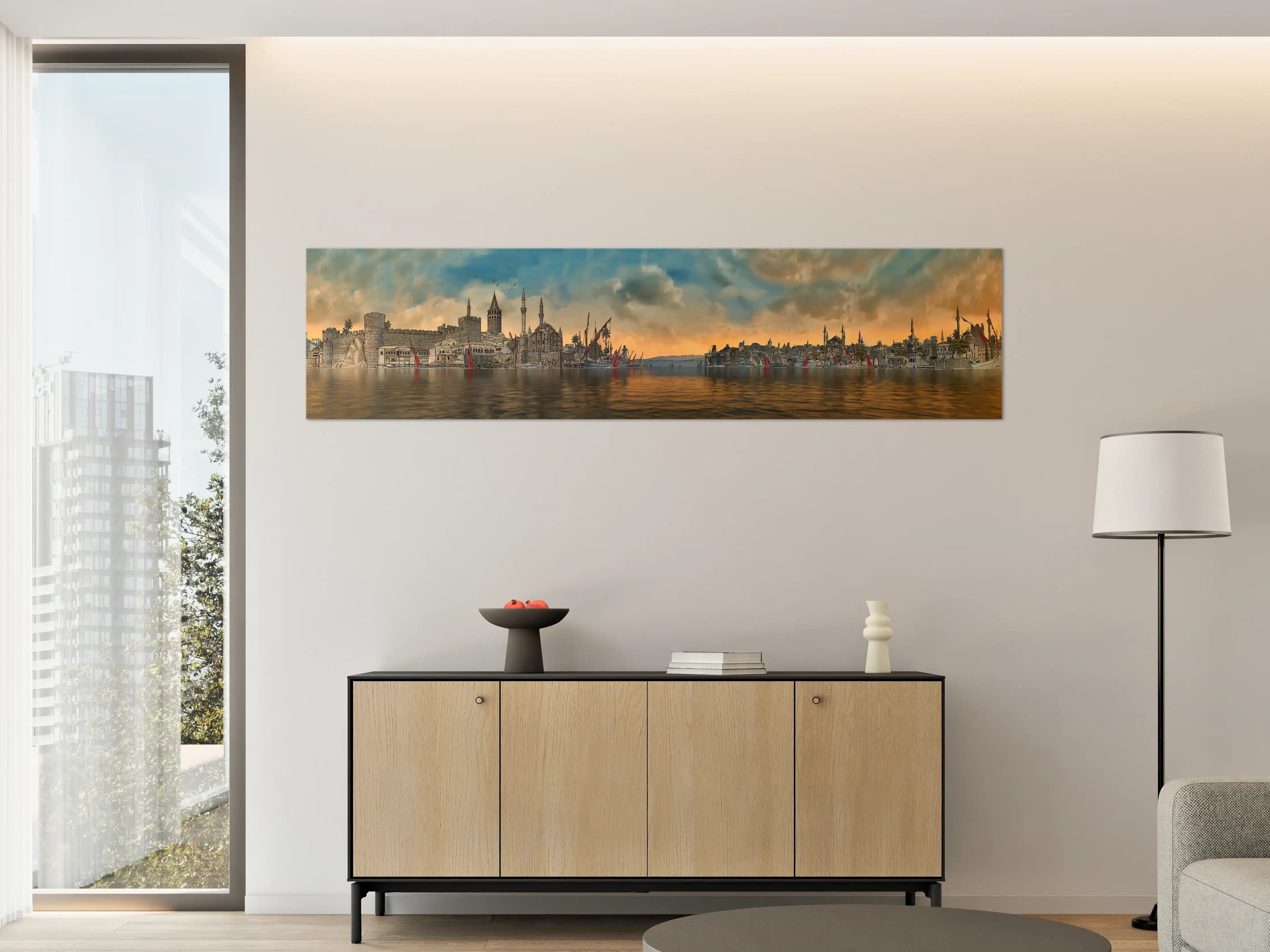 Große Wandbilder - Panoramablick auf alt-Istanbul
