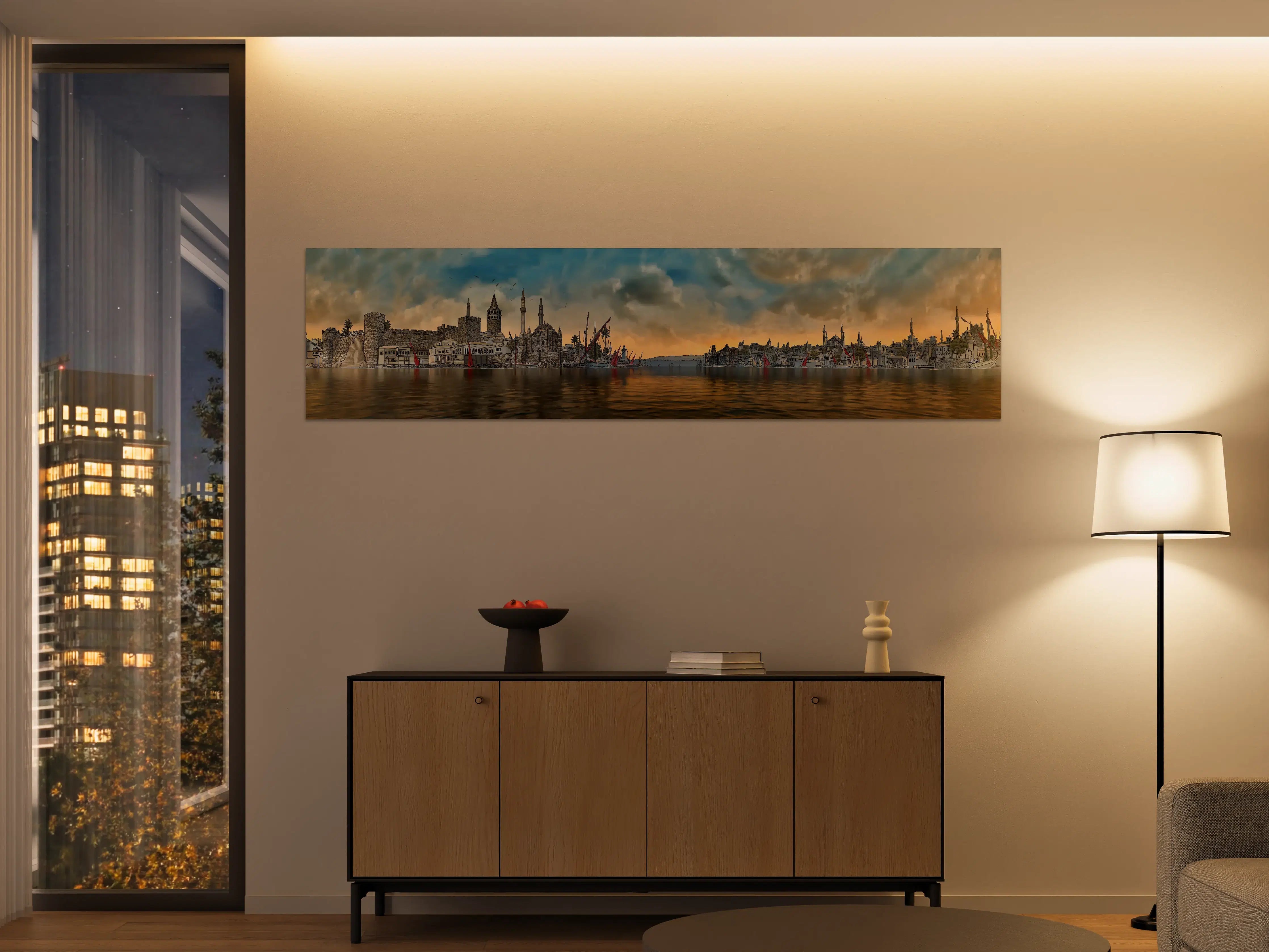 Große Wandbilder - Panoramablick auf alt-Istanbul