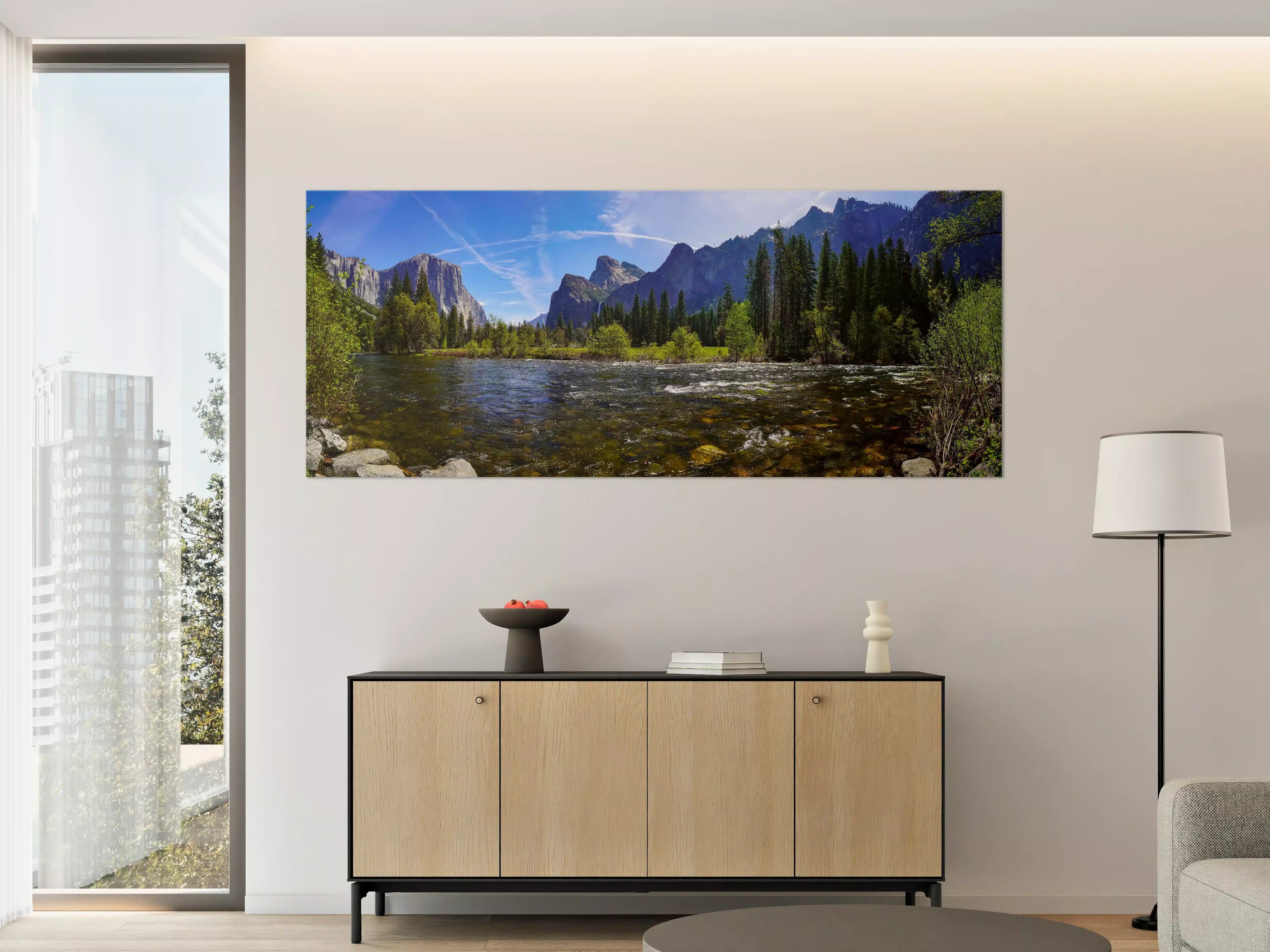 Große Wandbilder - Panoramablick im Yosemite-Nationalpark