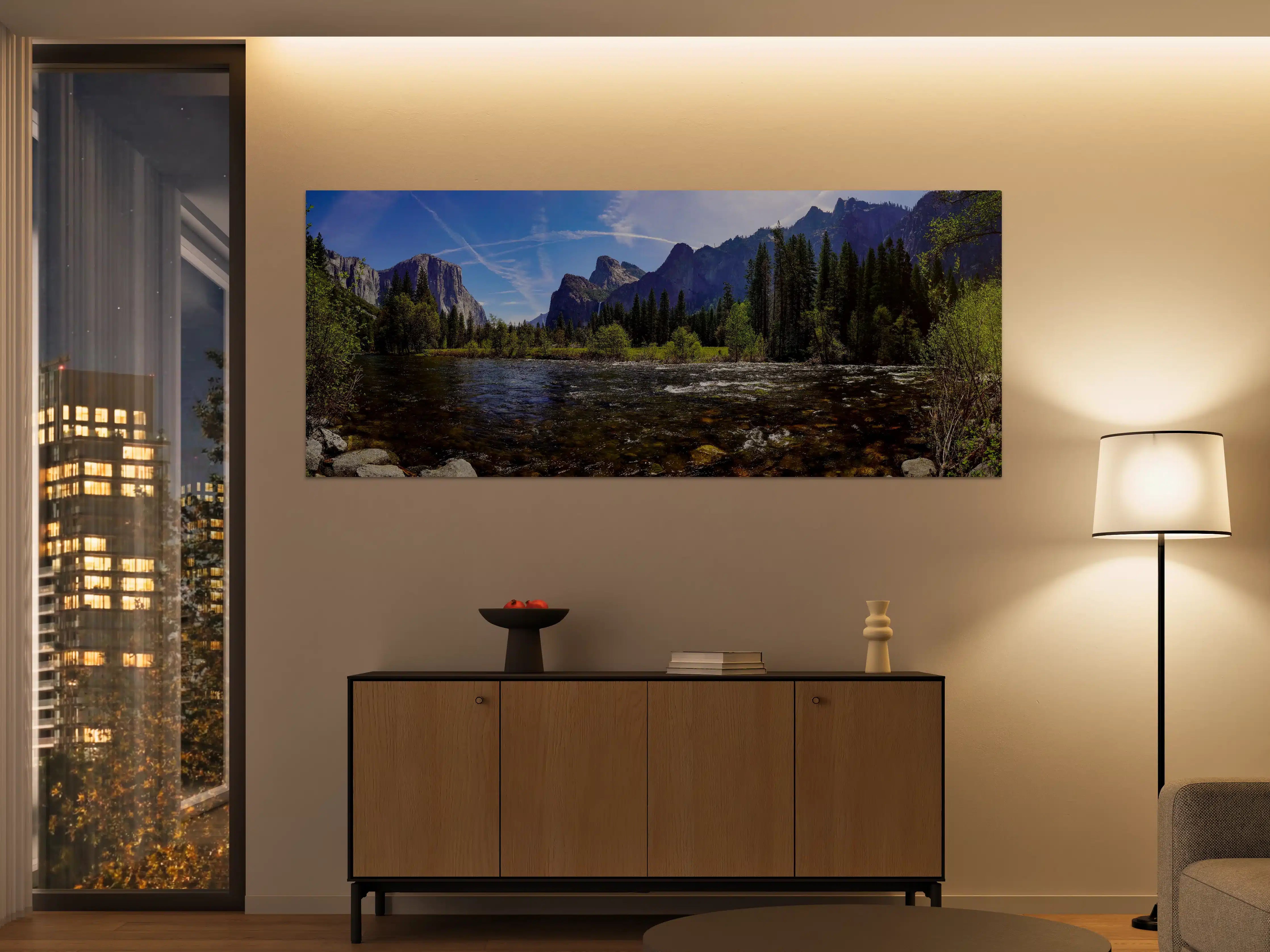 Große Wandbilder - Panoramablick im Yosemite-Nationalpark