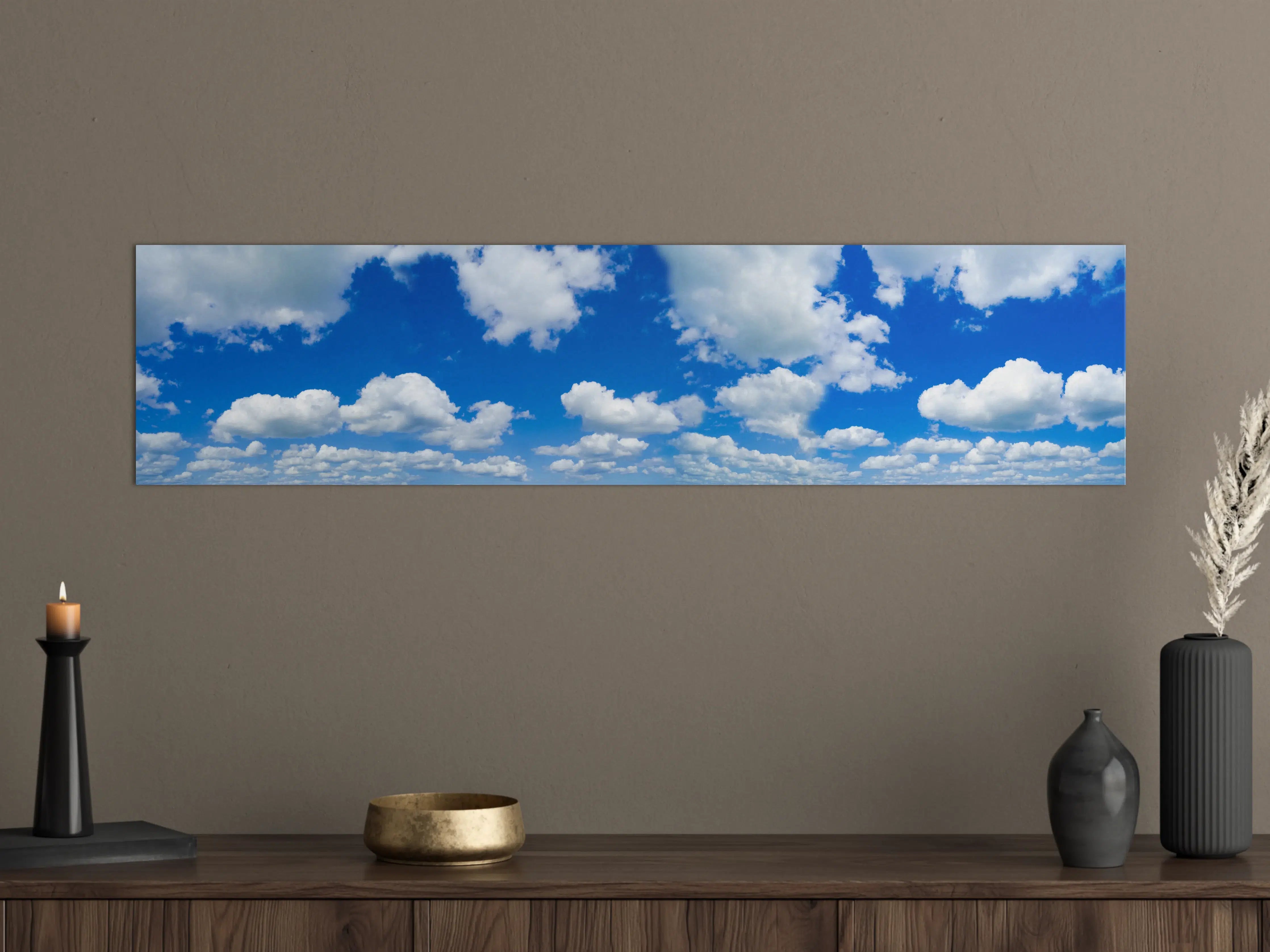 Große Wandbilder - Panoramischer Himmel mit Wolken