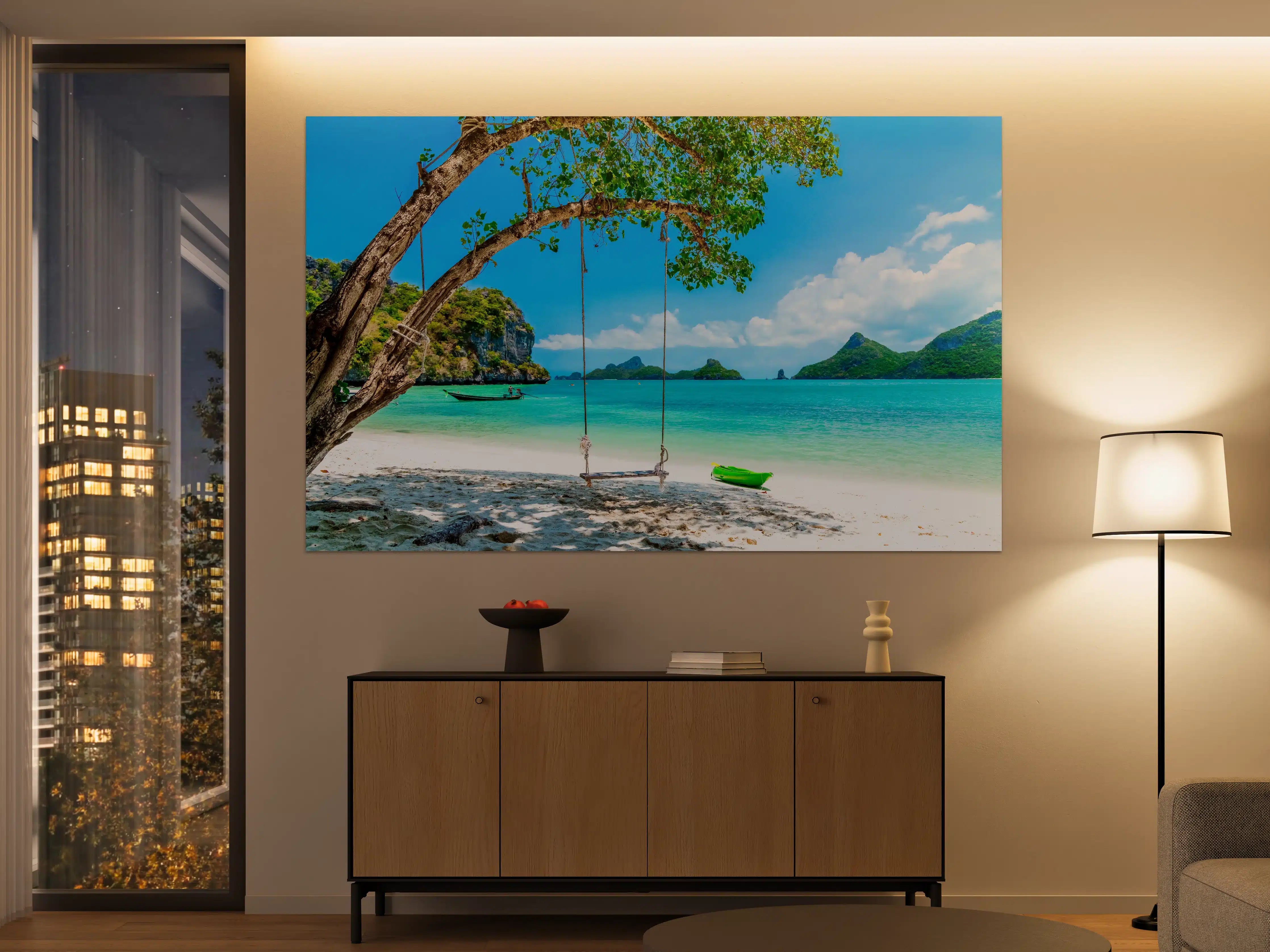 Große Wandbilder - Paradiesischer Strand in Thailand
