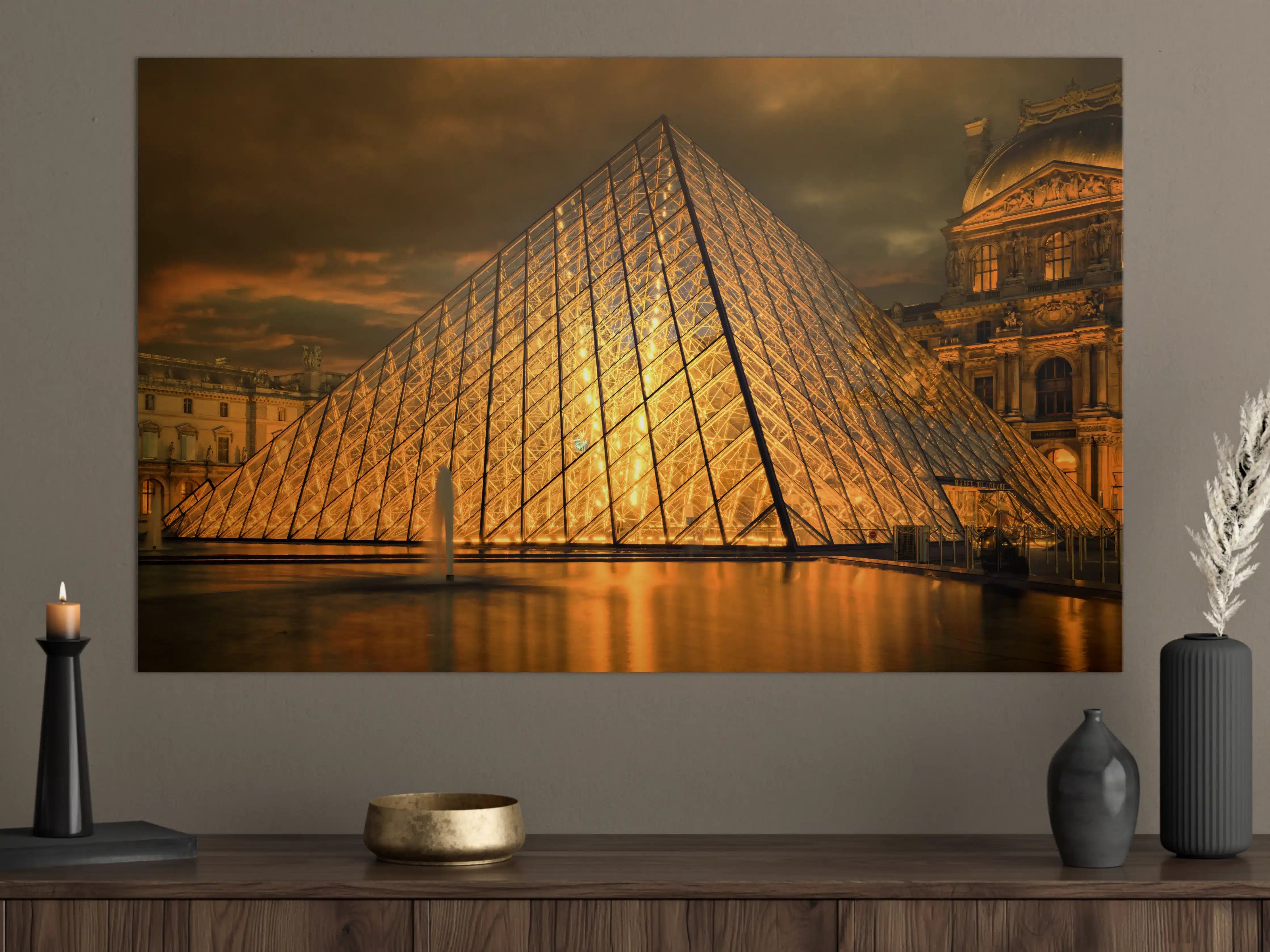 Große Wandbilder - Paris Le Louvre