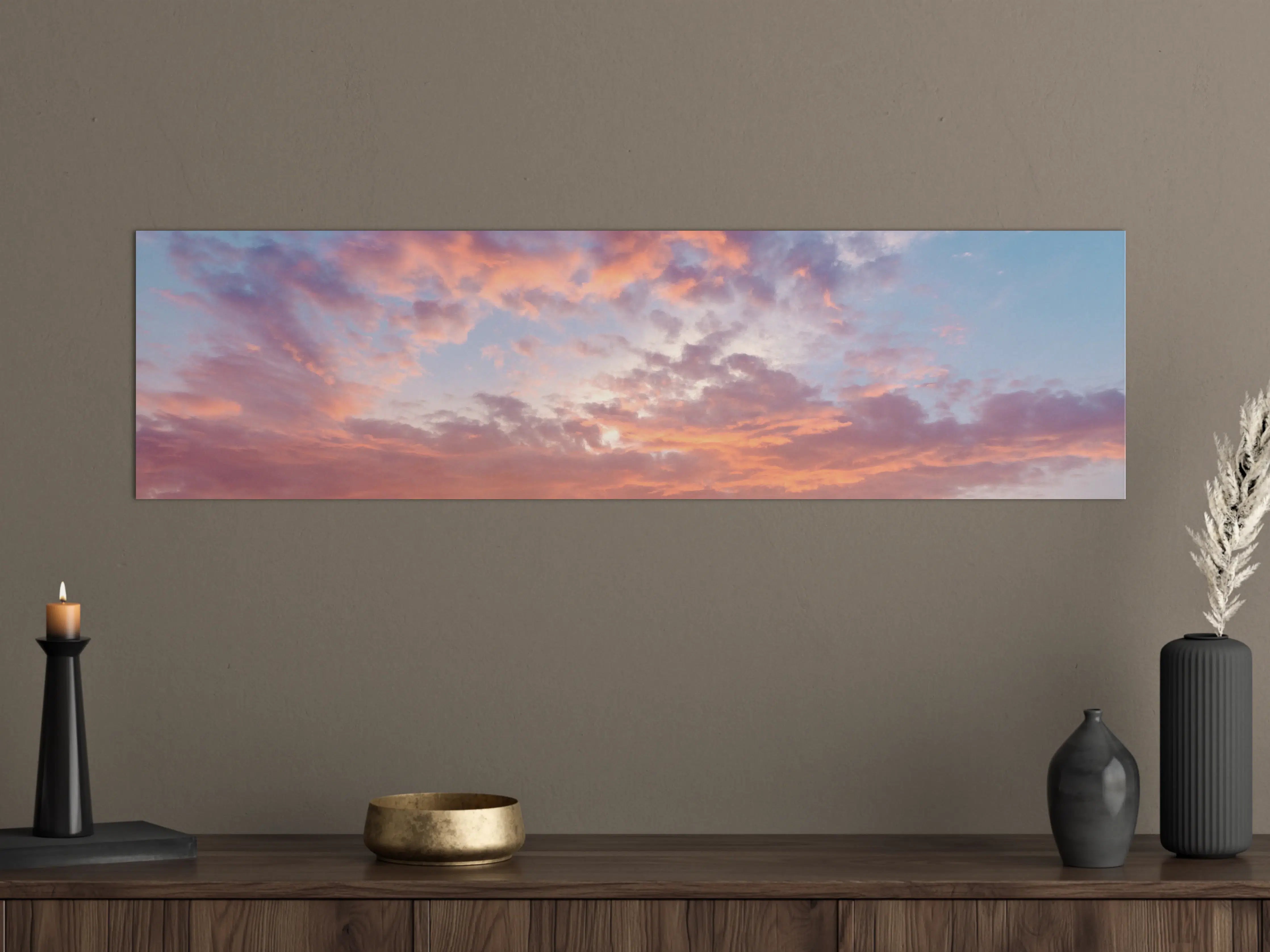 Große Wandbilder - Pastell-Sonnenuntergangs-Himmel