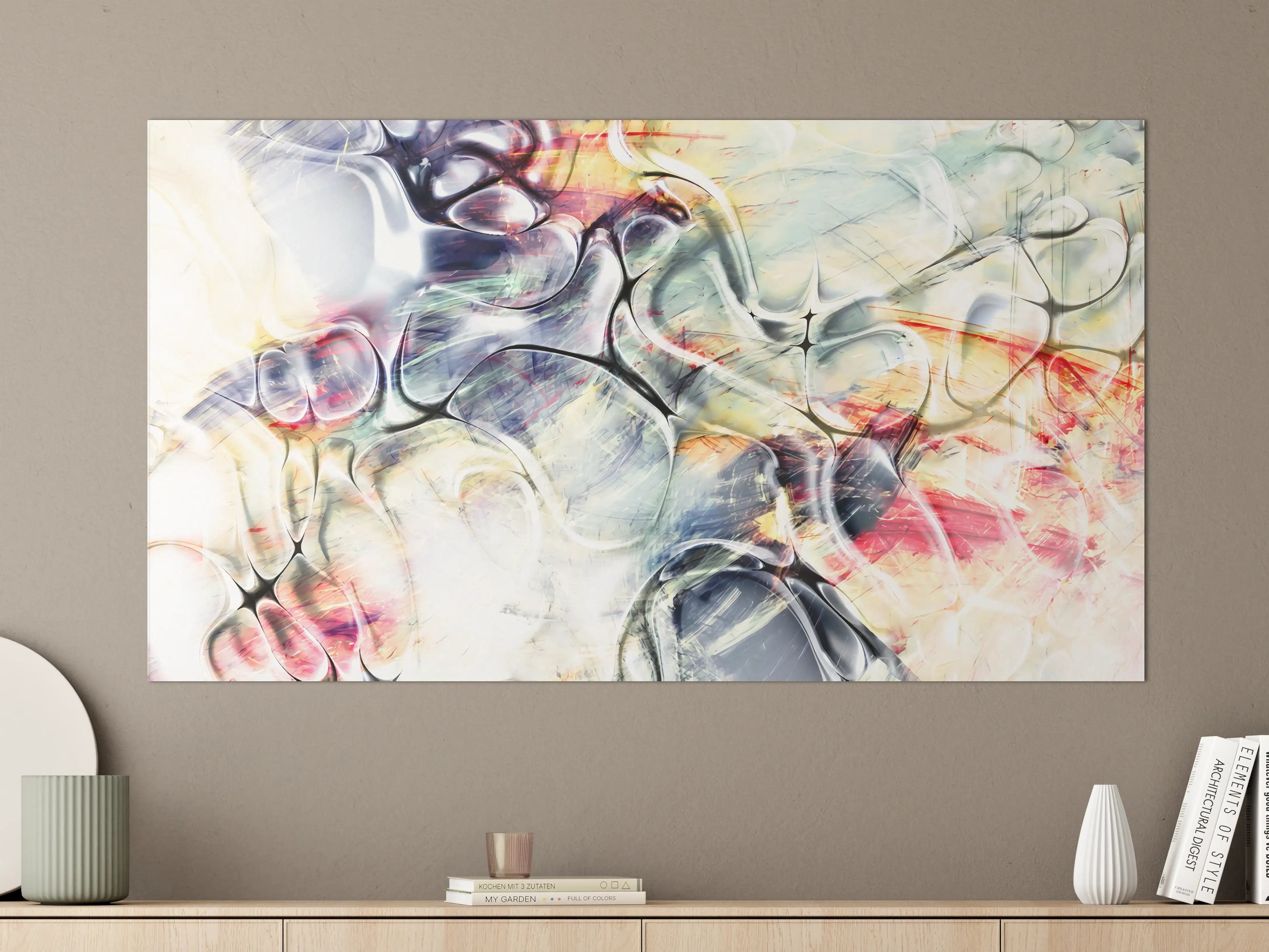 Große Wandbilder - Pastellfarben Kunst