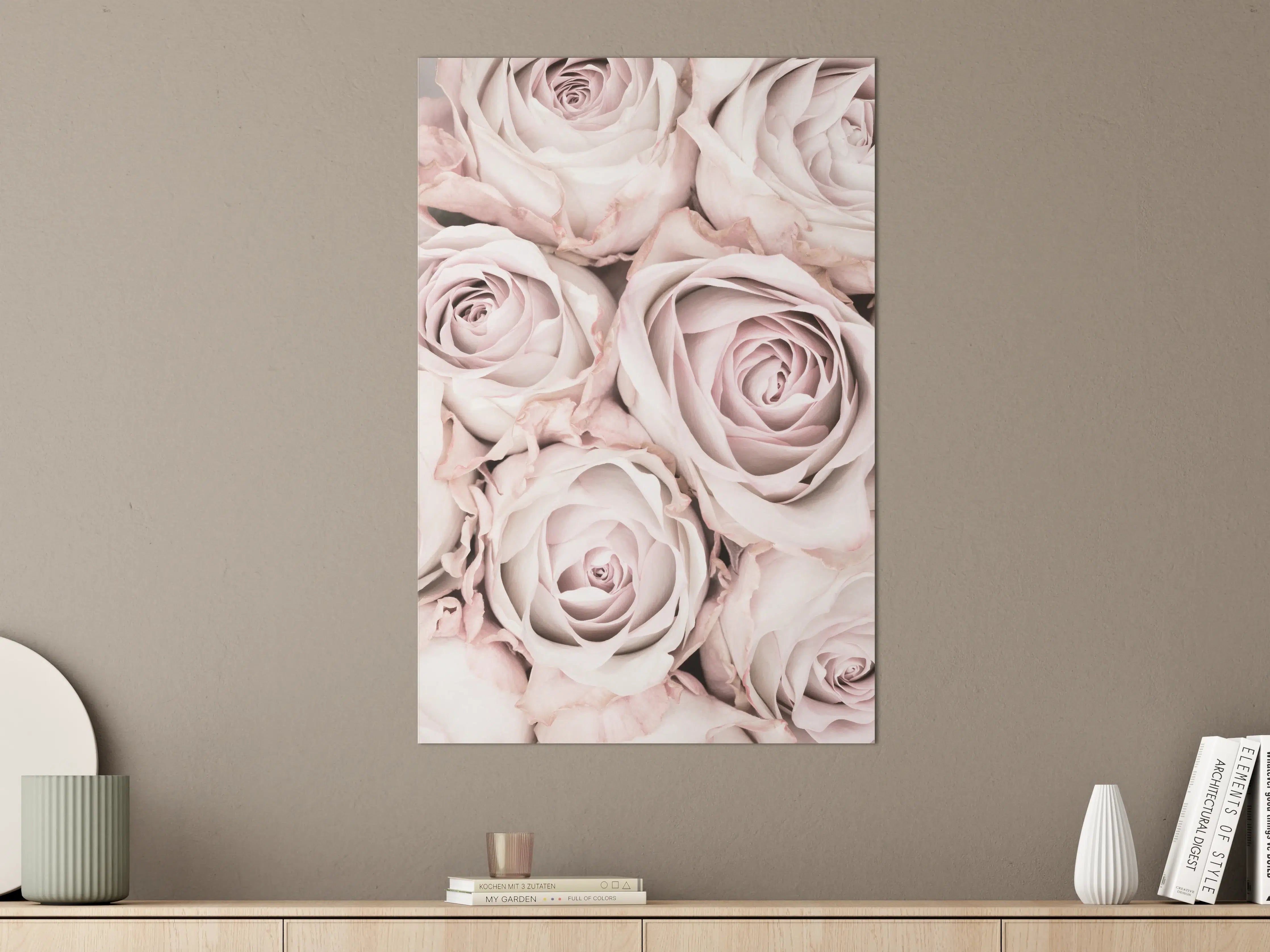 Große Wandbilder - Pinke Rosen - Floral