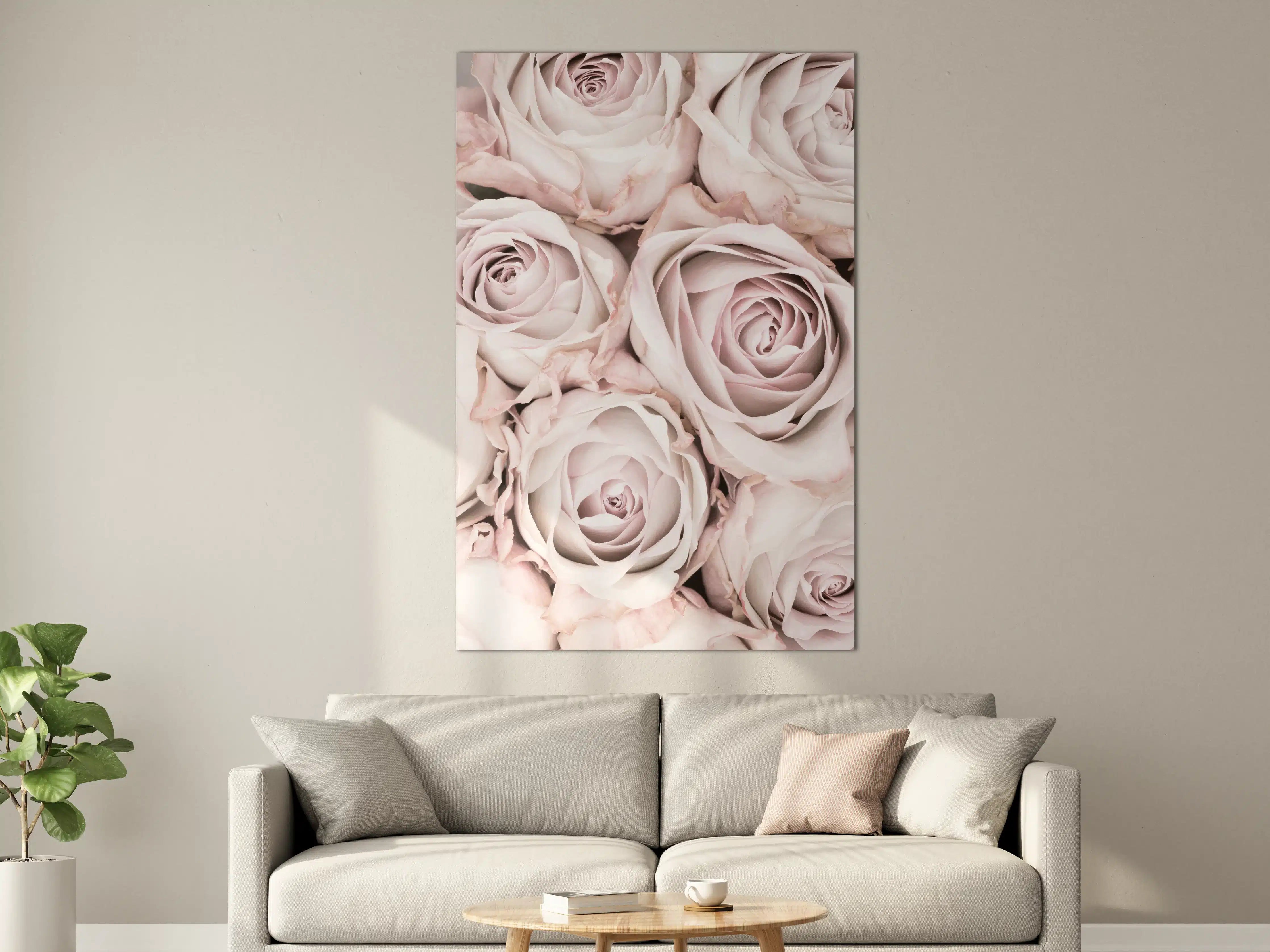 Große Wandbilder - Pinke Rosen - Floral