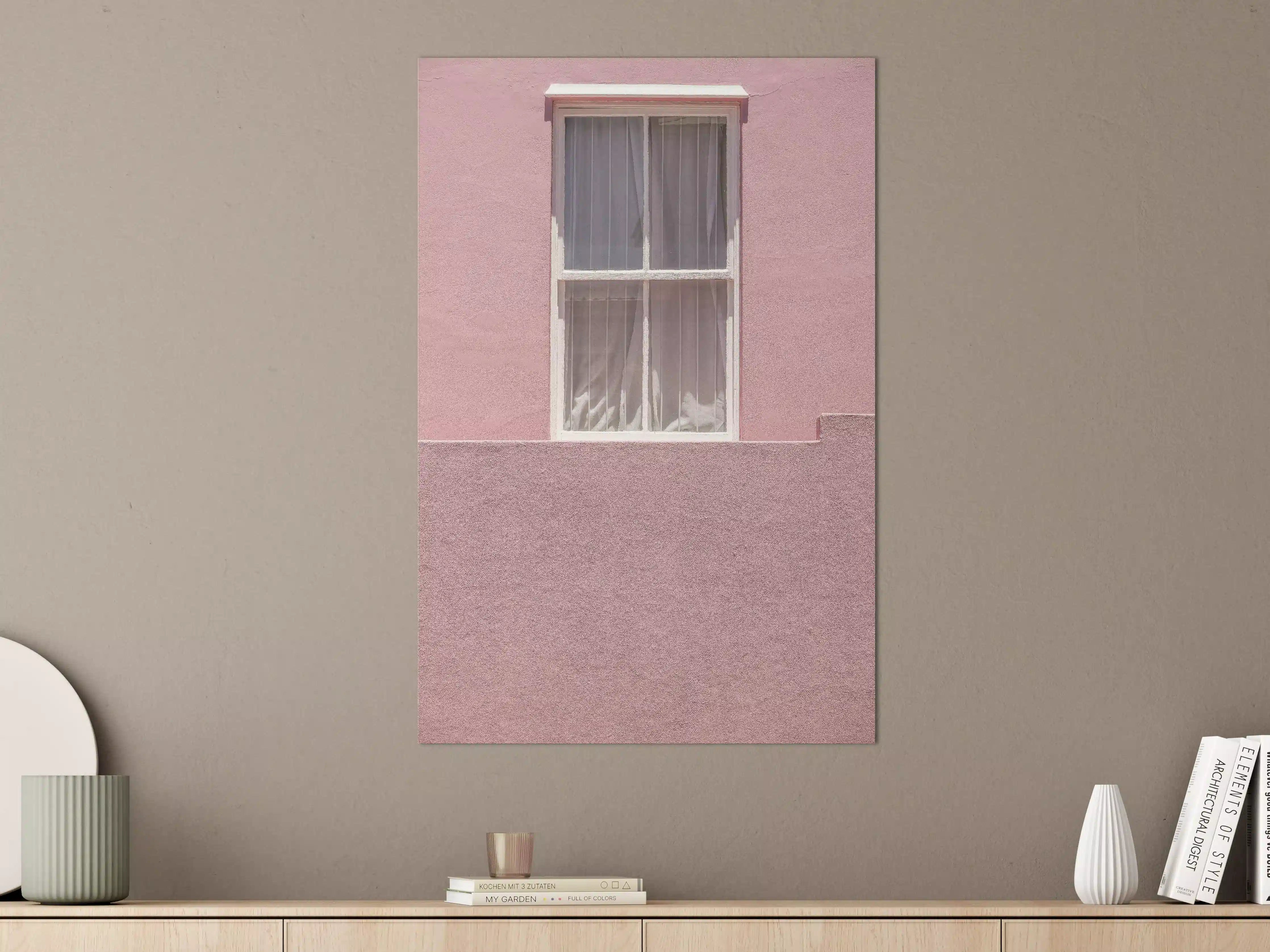 Große Wandbilder - Pinkes Wandbild Urbaner Chic