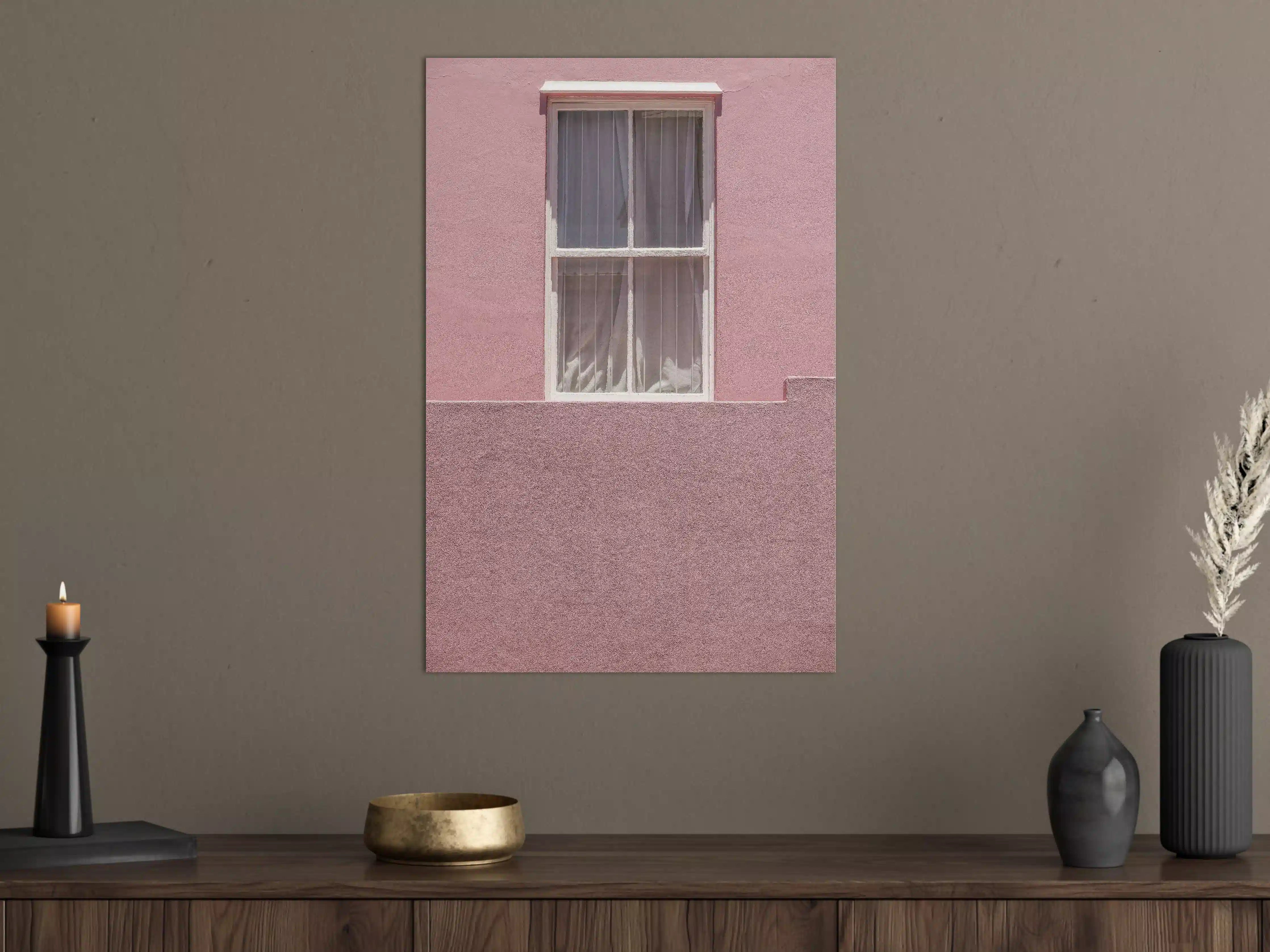 Große Wandbilder - Pinkes Wandbild Urbaner Chic