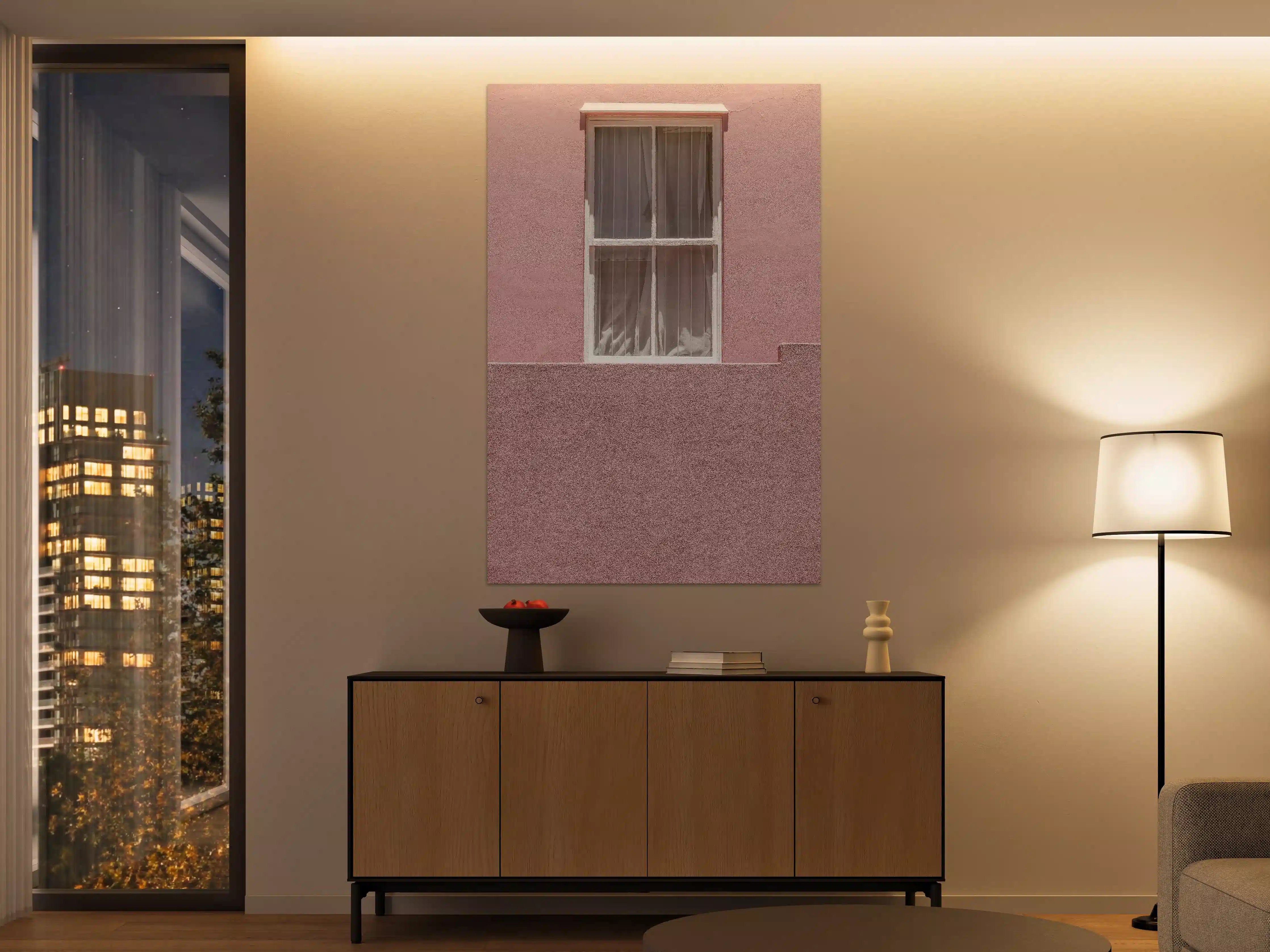 Große Wandbilder - Pinkes Wandbild Urbaner Chic