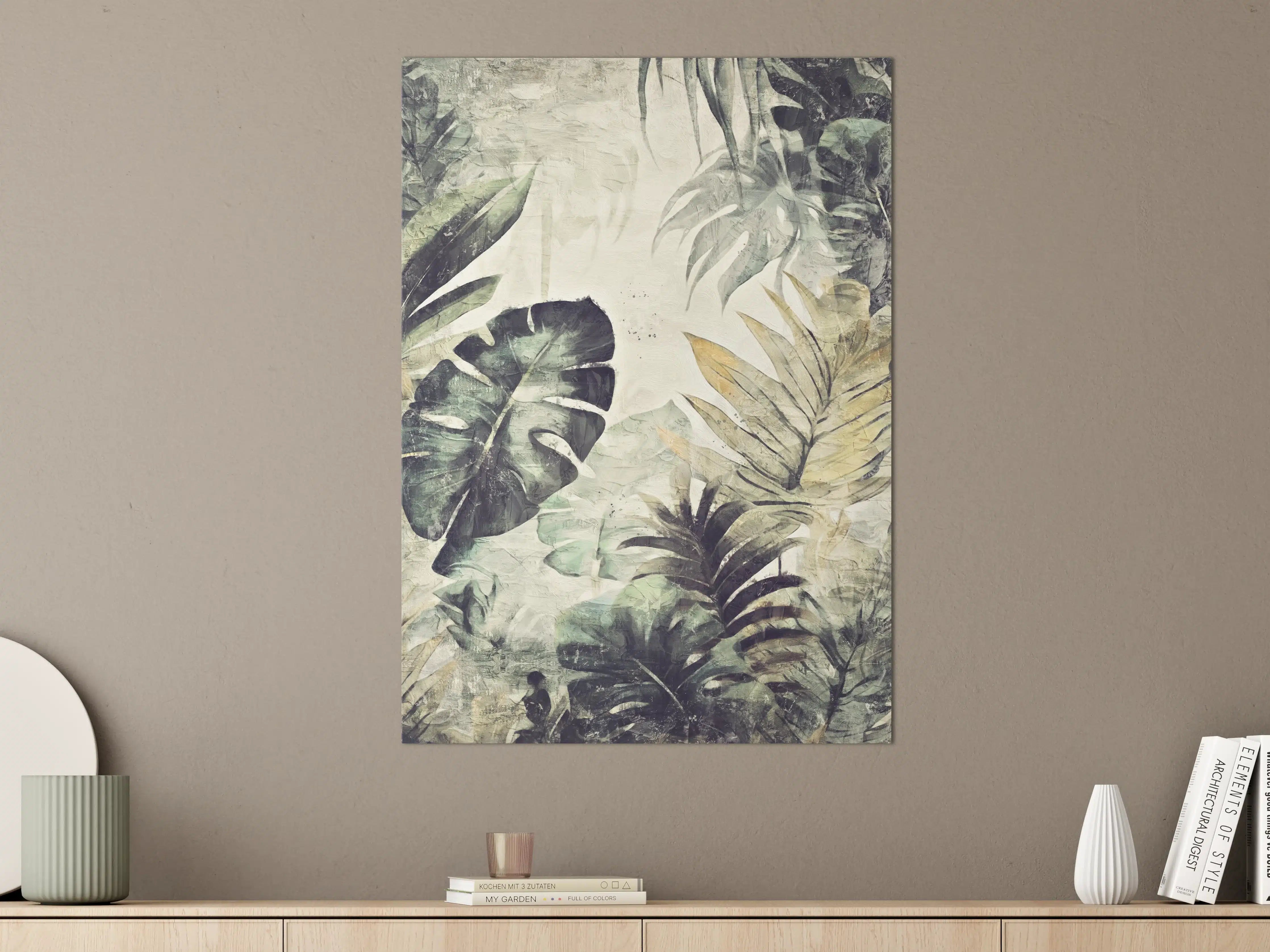 Große Wandbilder - Pinselkunst - Floral
