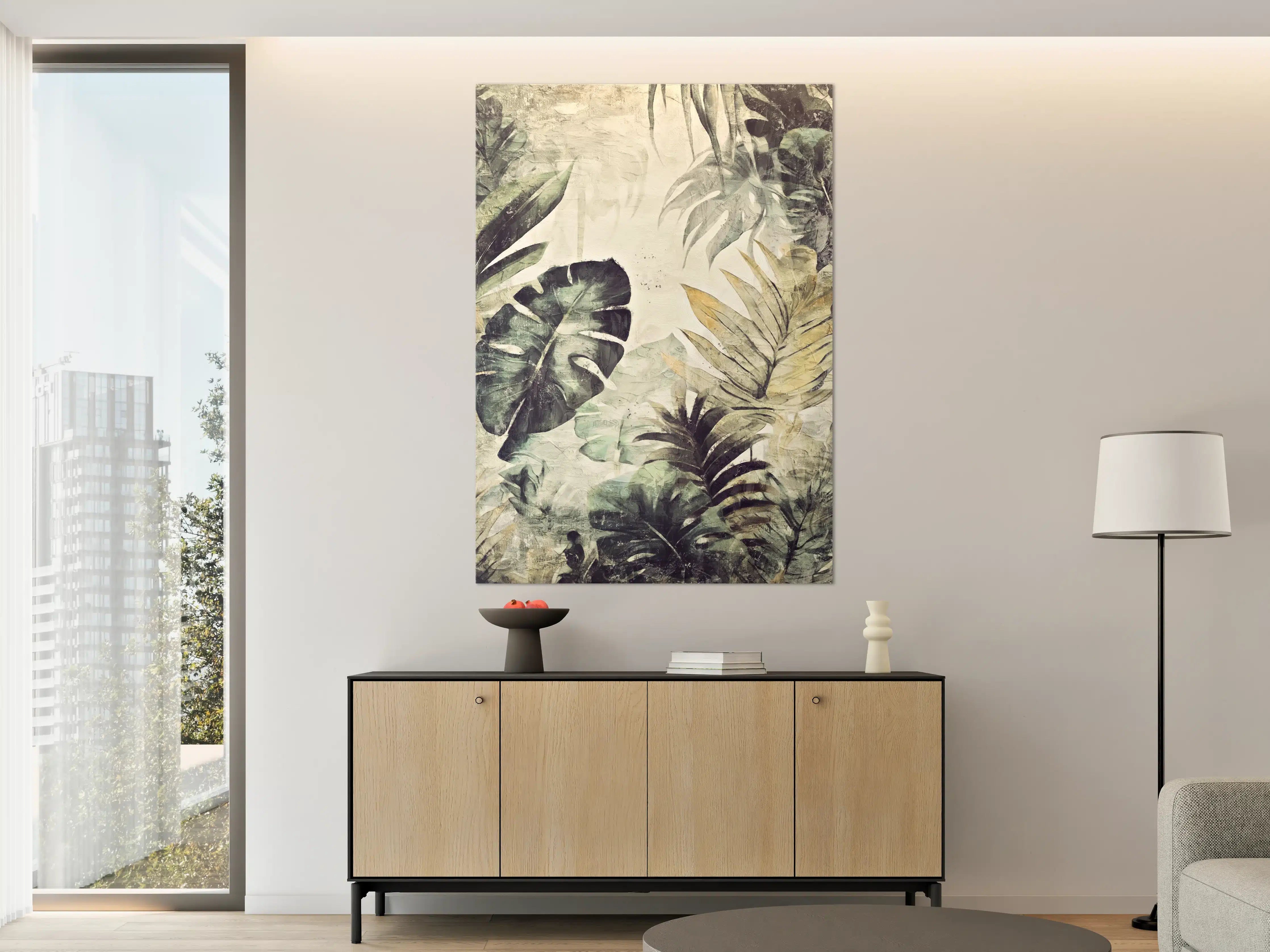 Große Wandbilder - Pinselkunst - Floral