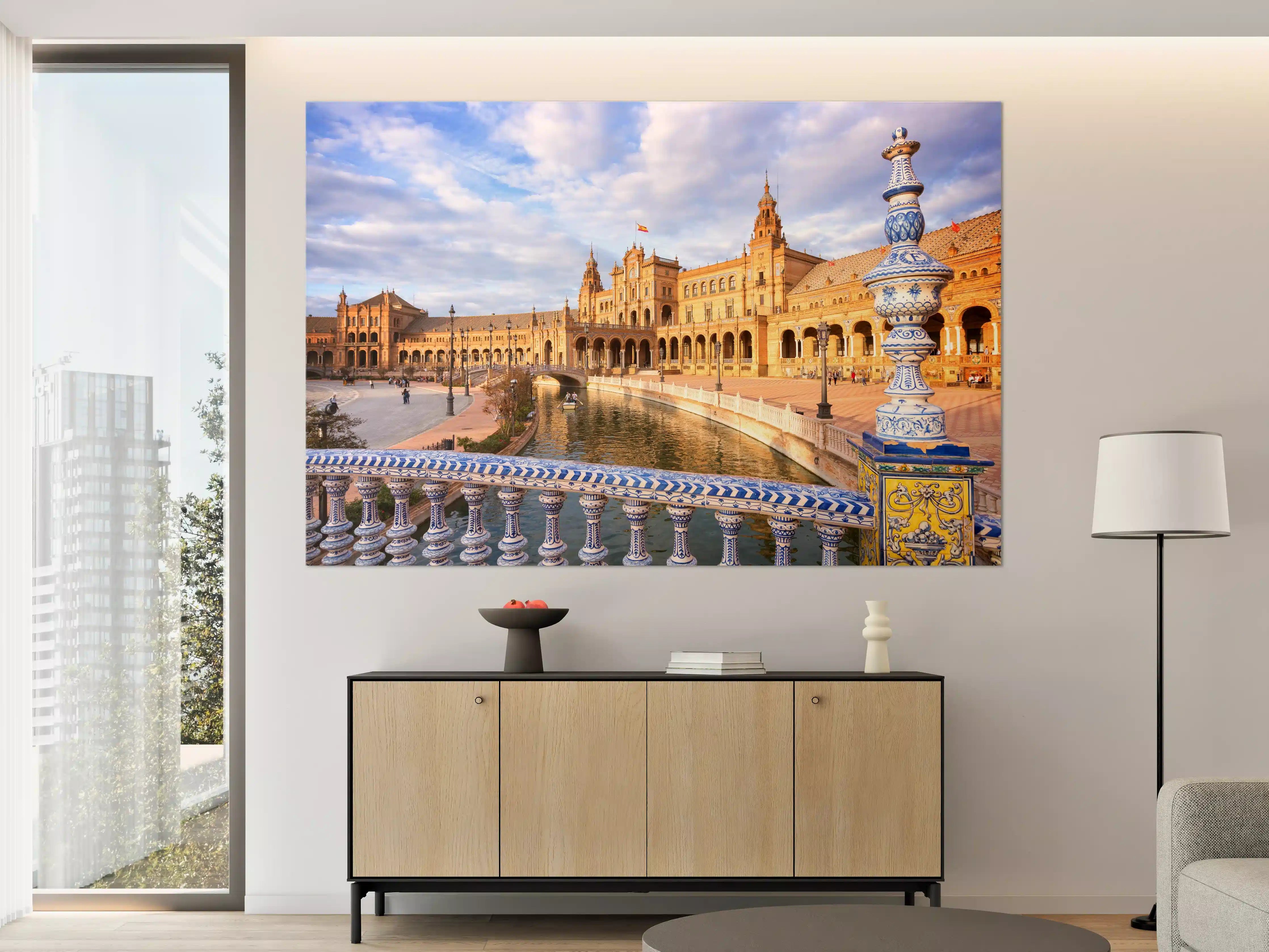 Große Wandbilder - Plaza de Espana in Sevilla