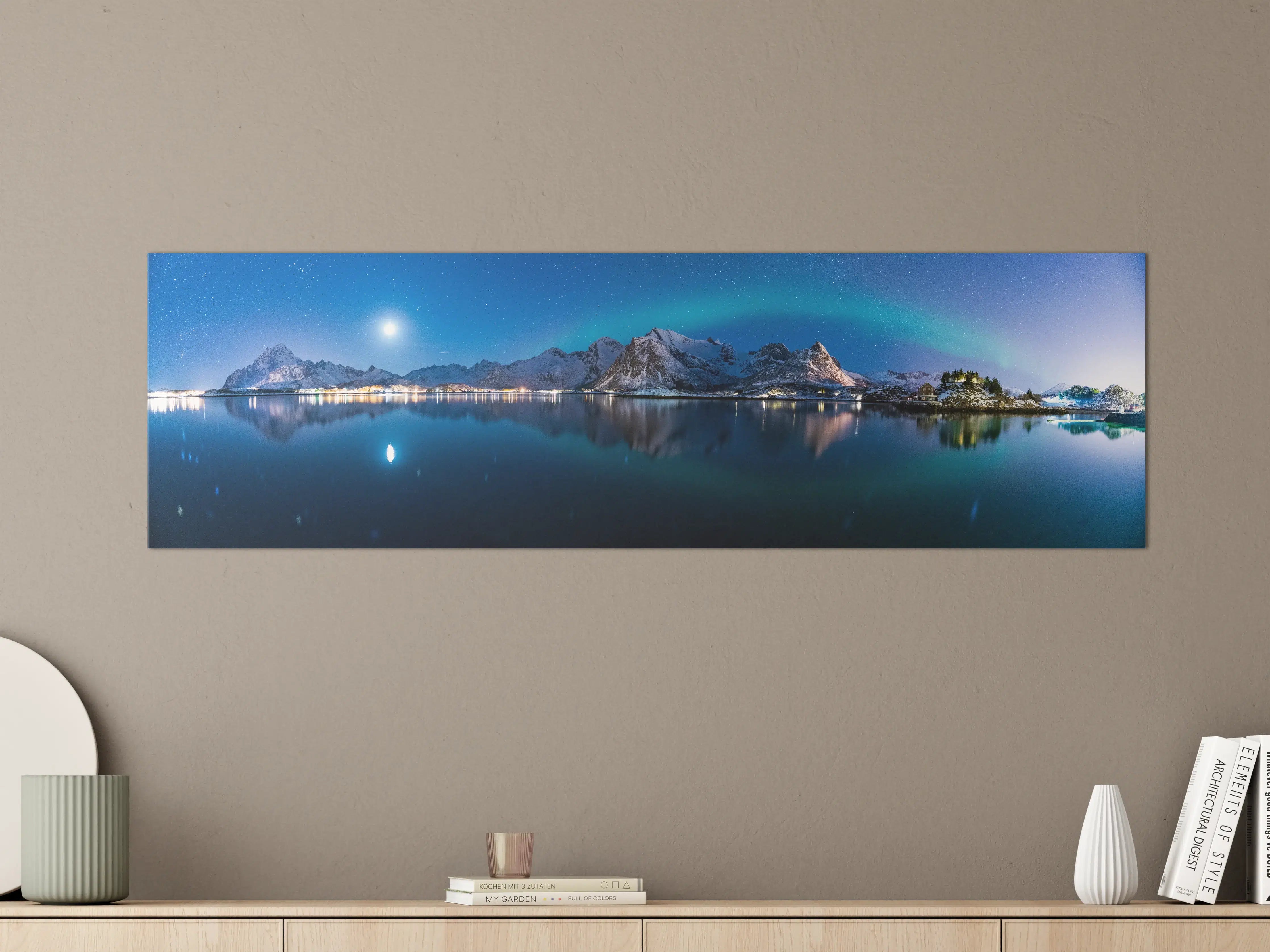 Große Wandbilder - Polarlichter am Himmel von Norwegen