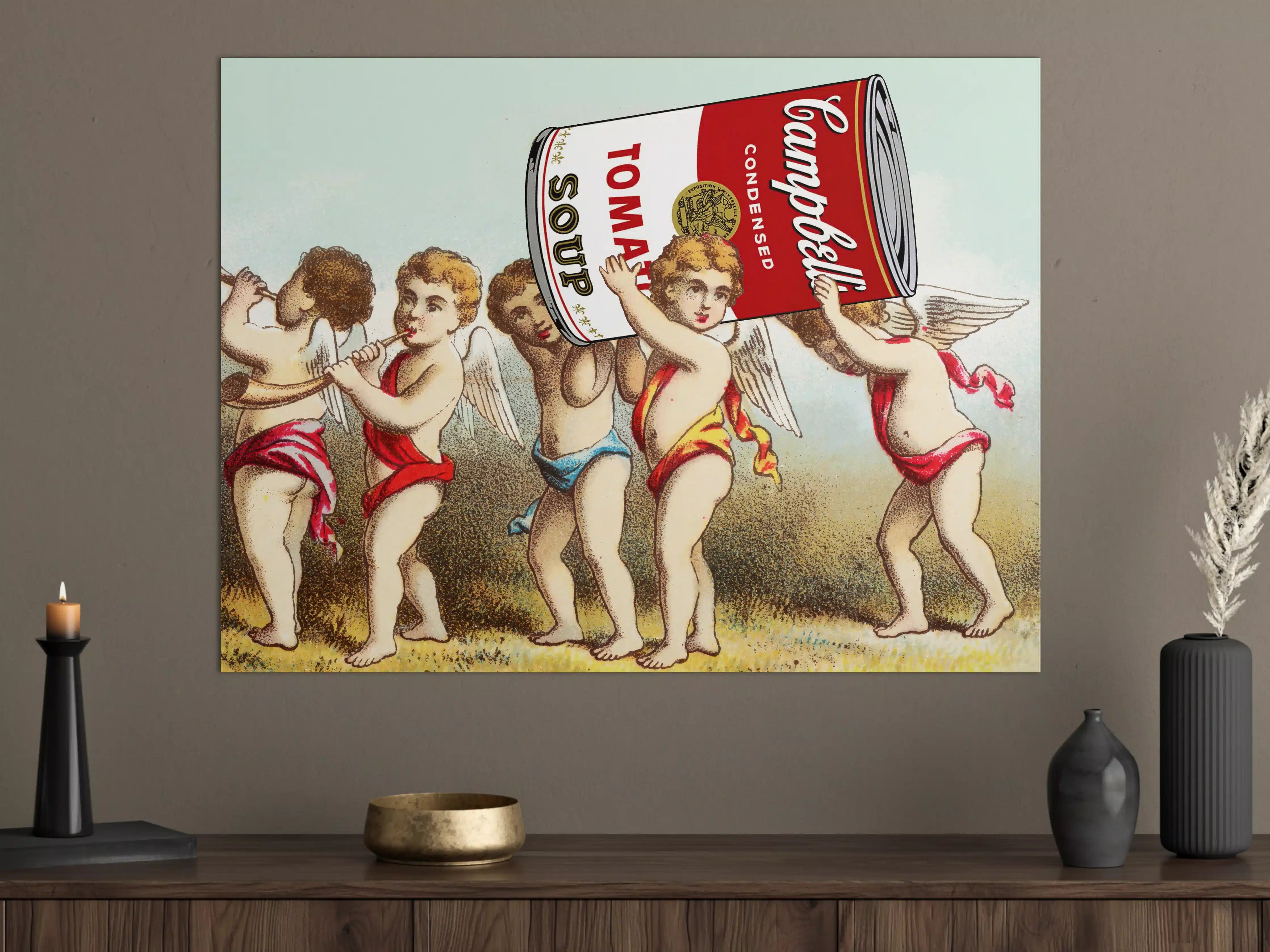 Große Wandbilder - Pop-Art-Campbell's Tomatensuppe
