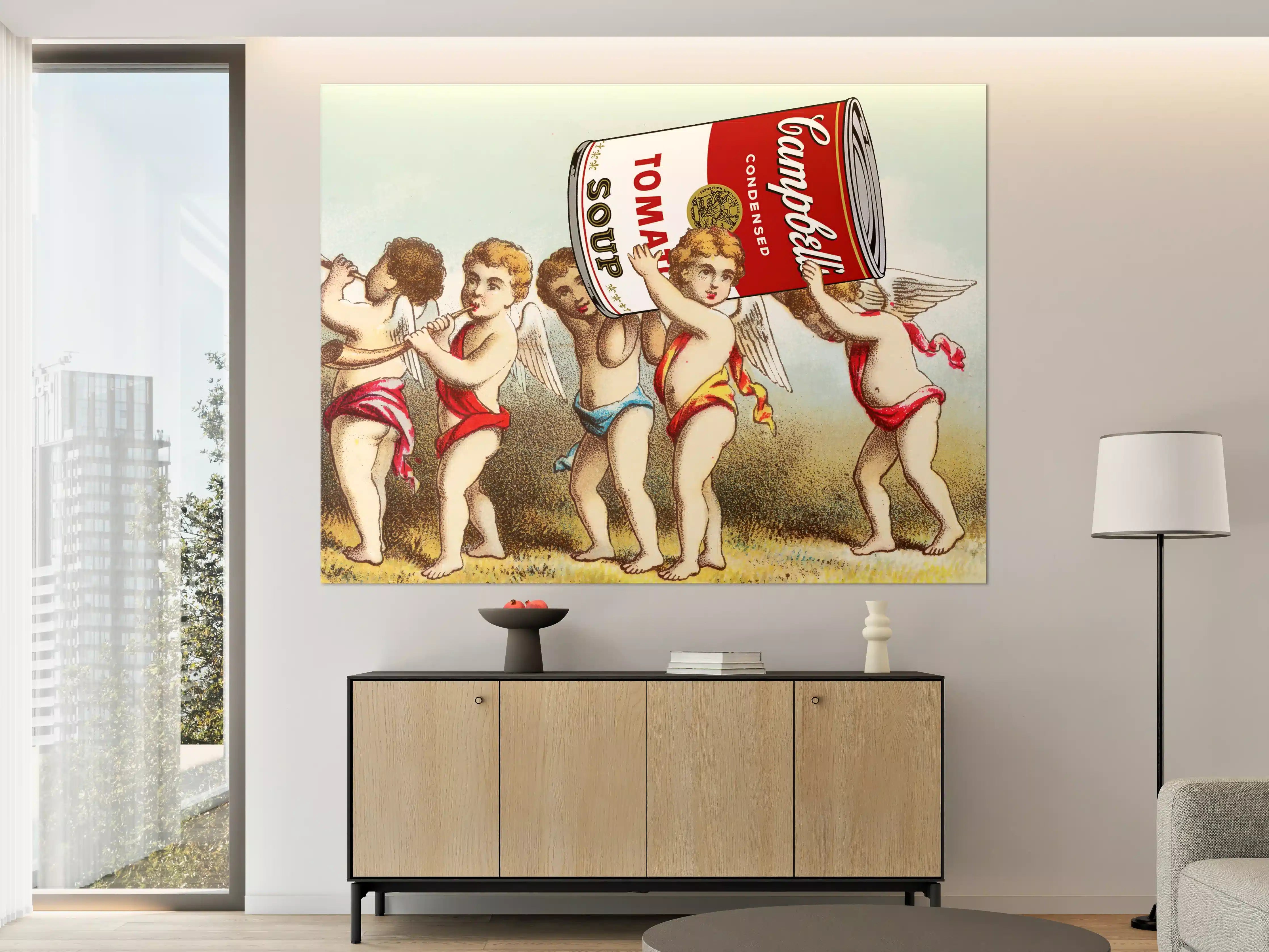 Große Wandbilder - Pop-Art-Campbell's Tomatensuppe