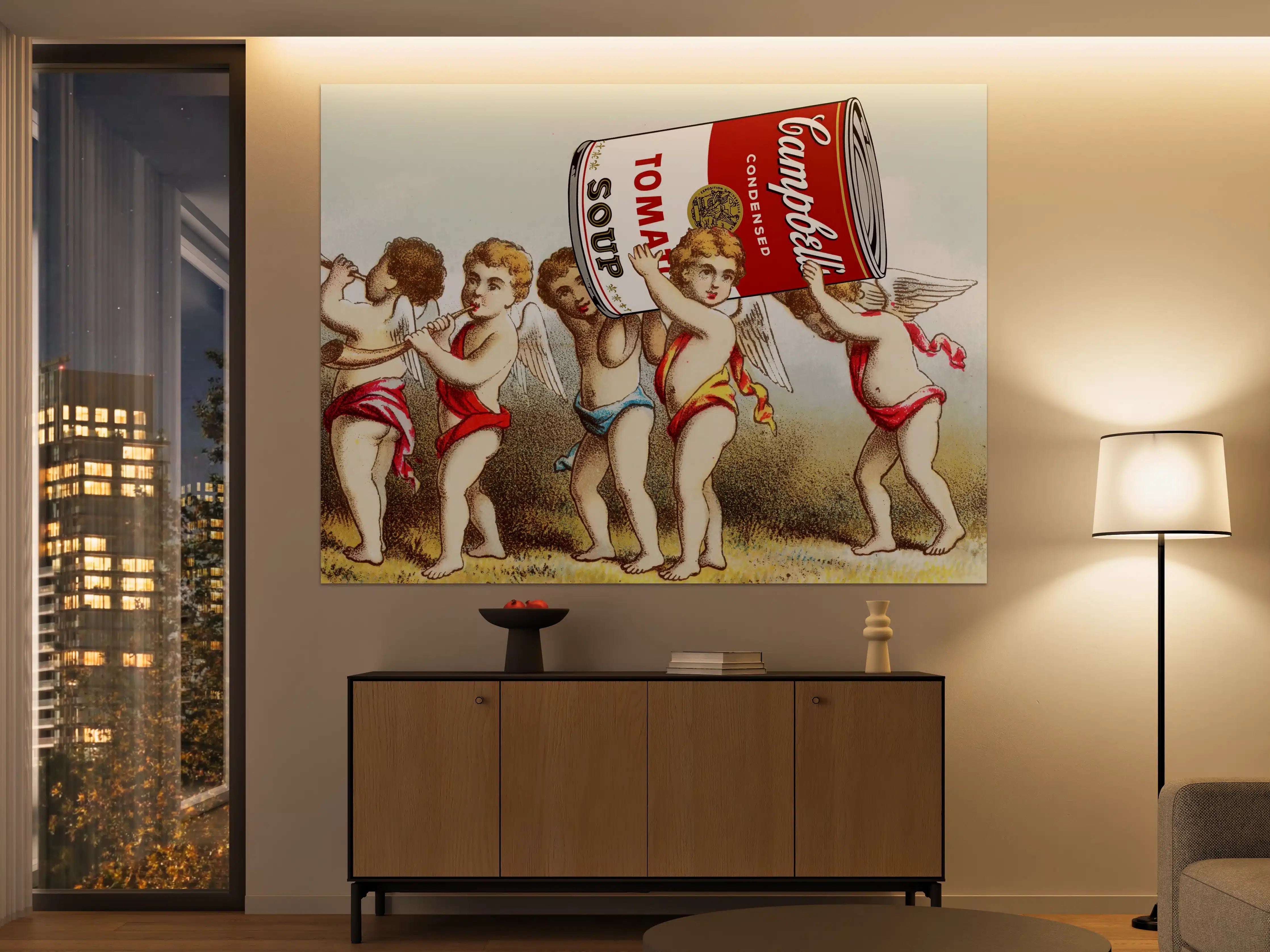 Große Wandbilder - Pop-Art-Campbell's Tomatensuppe