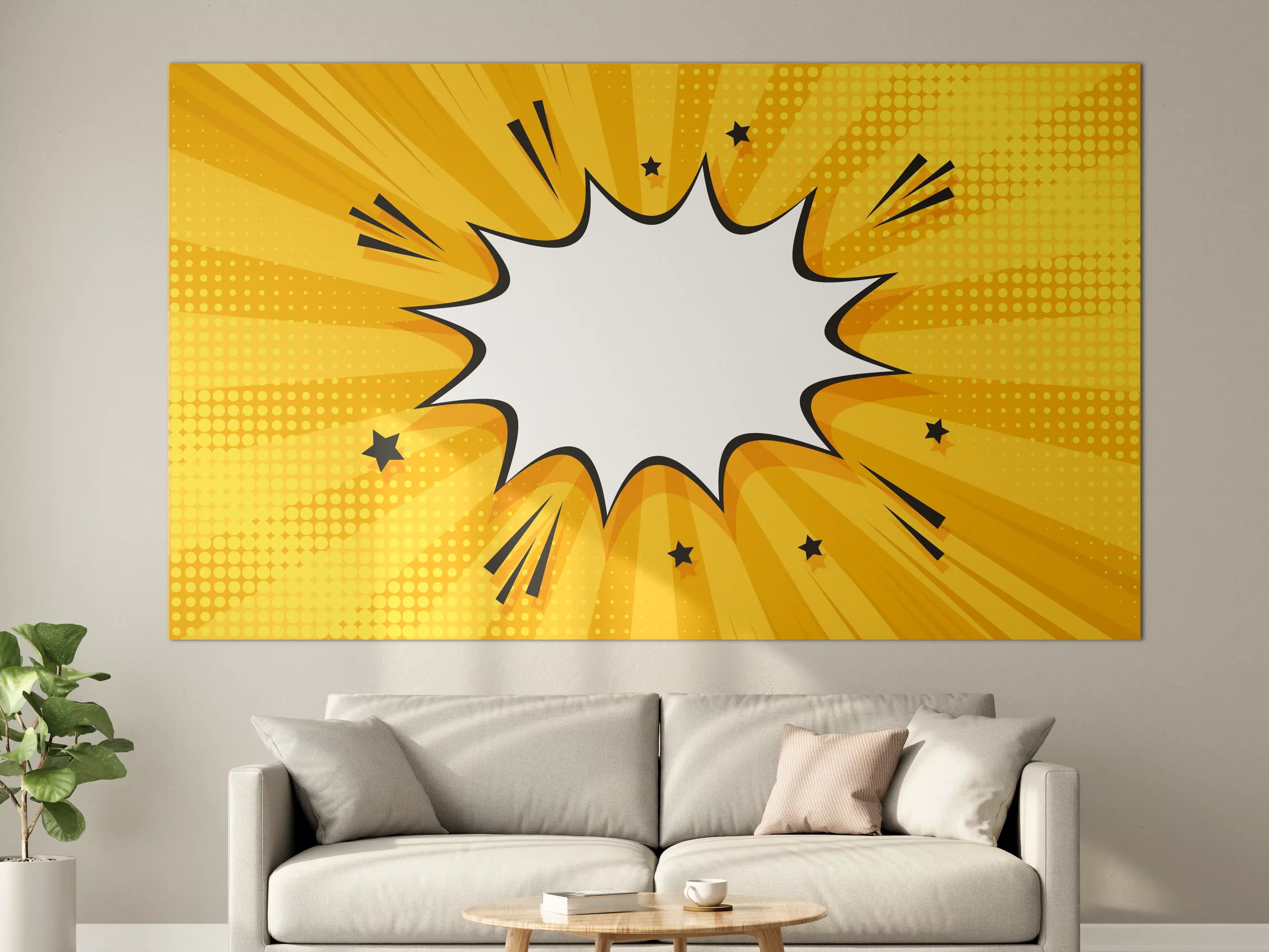 Große Wandbilder - Pop-Art Comic Explosion