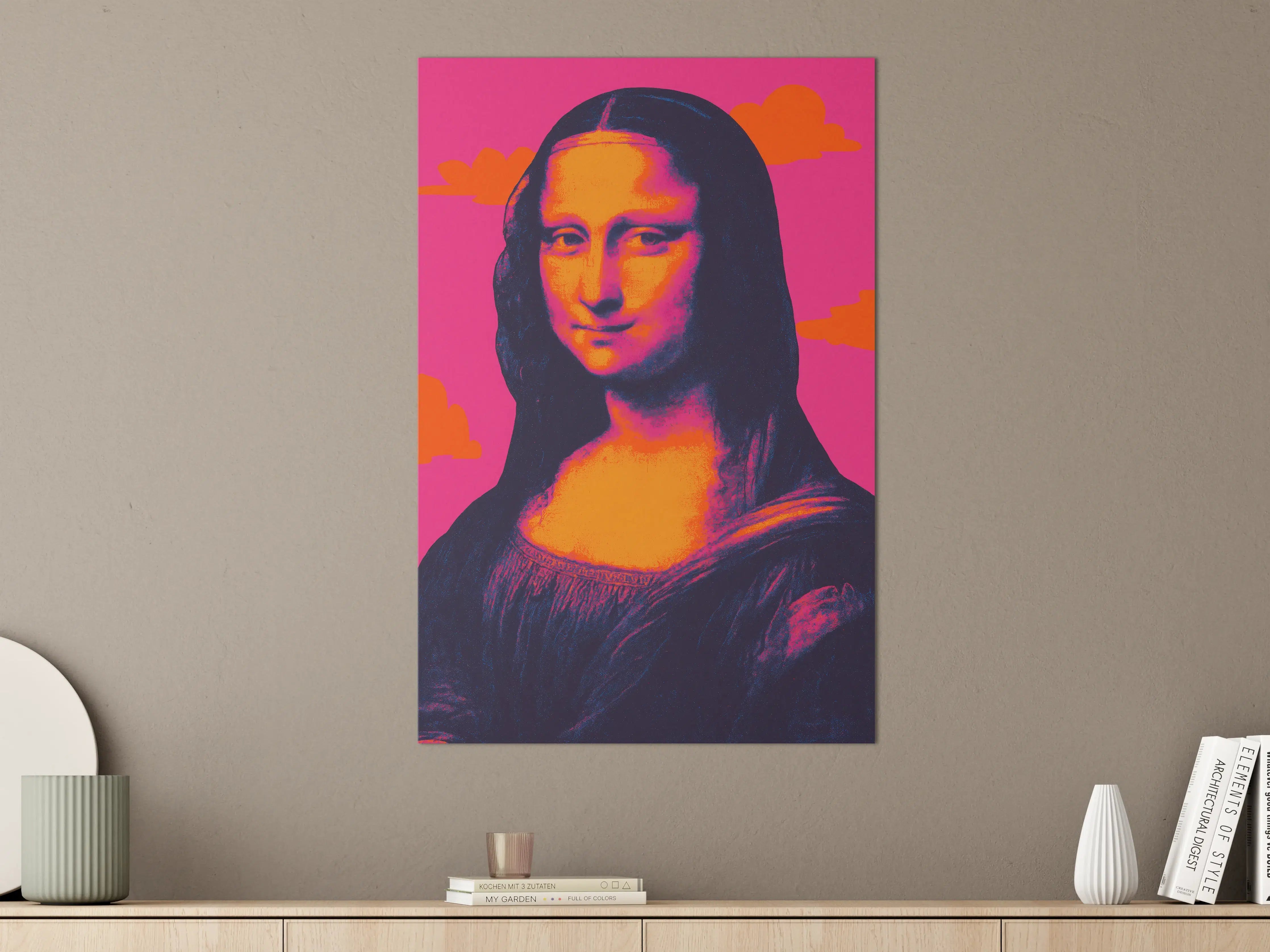Große Wandbilder - Pop Art Mona Lisa