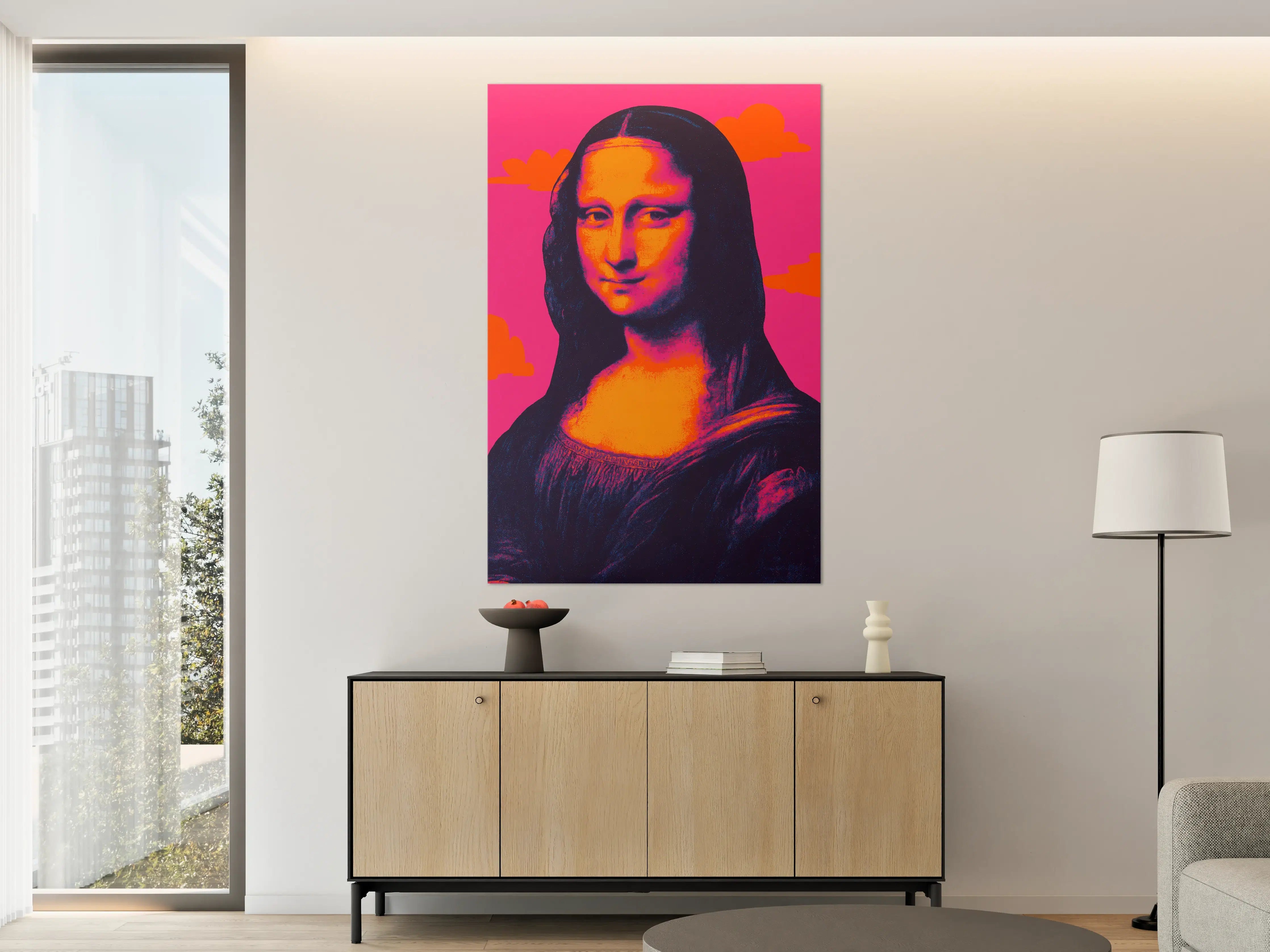 Große Wandbilder - Pop Art Mona Lisa