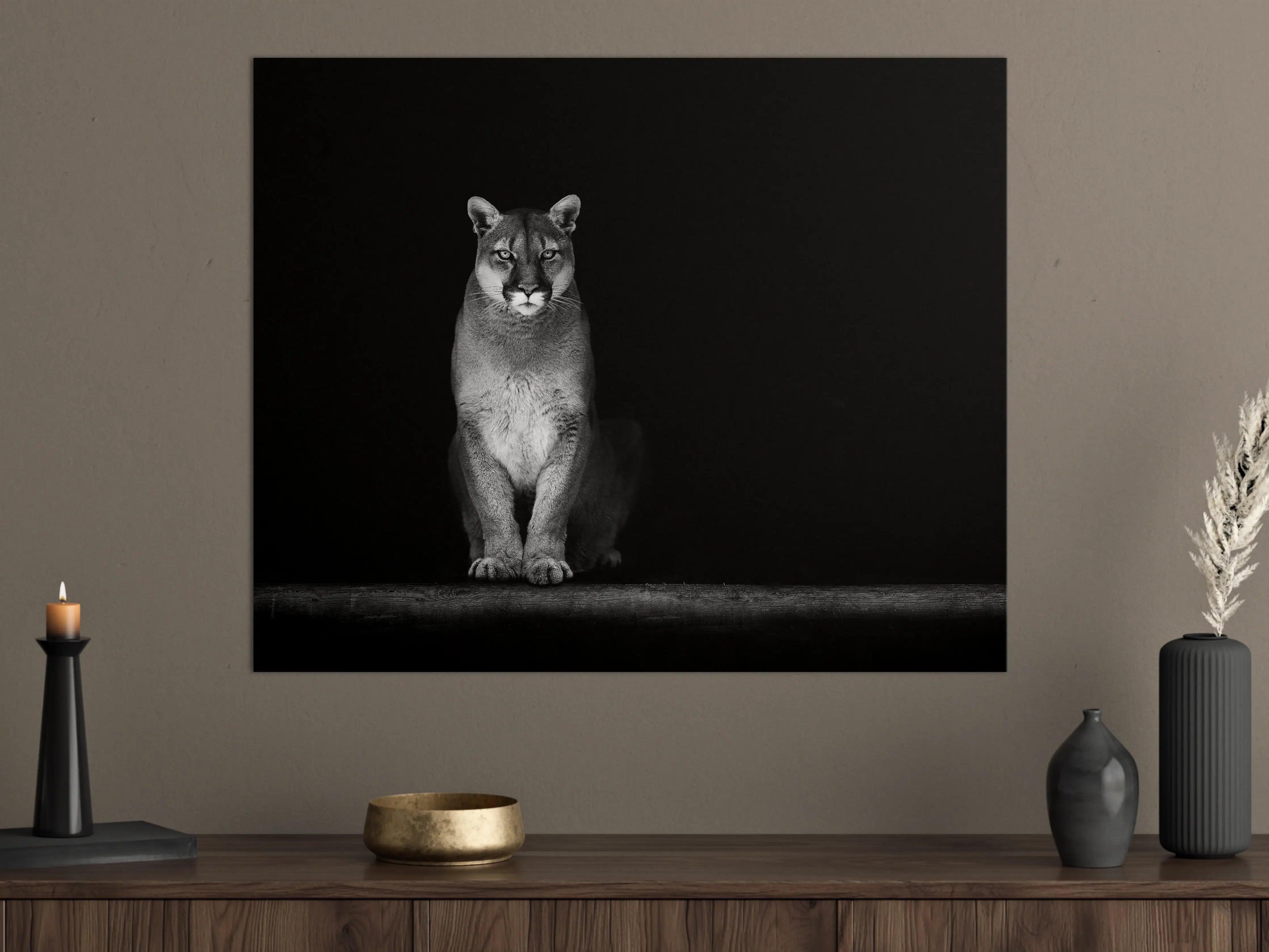 Große Wandbilder - Porträt des Bergpumas