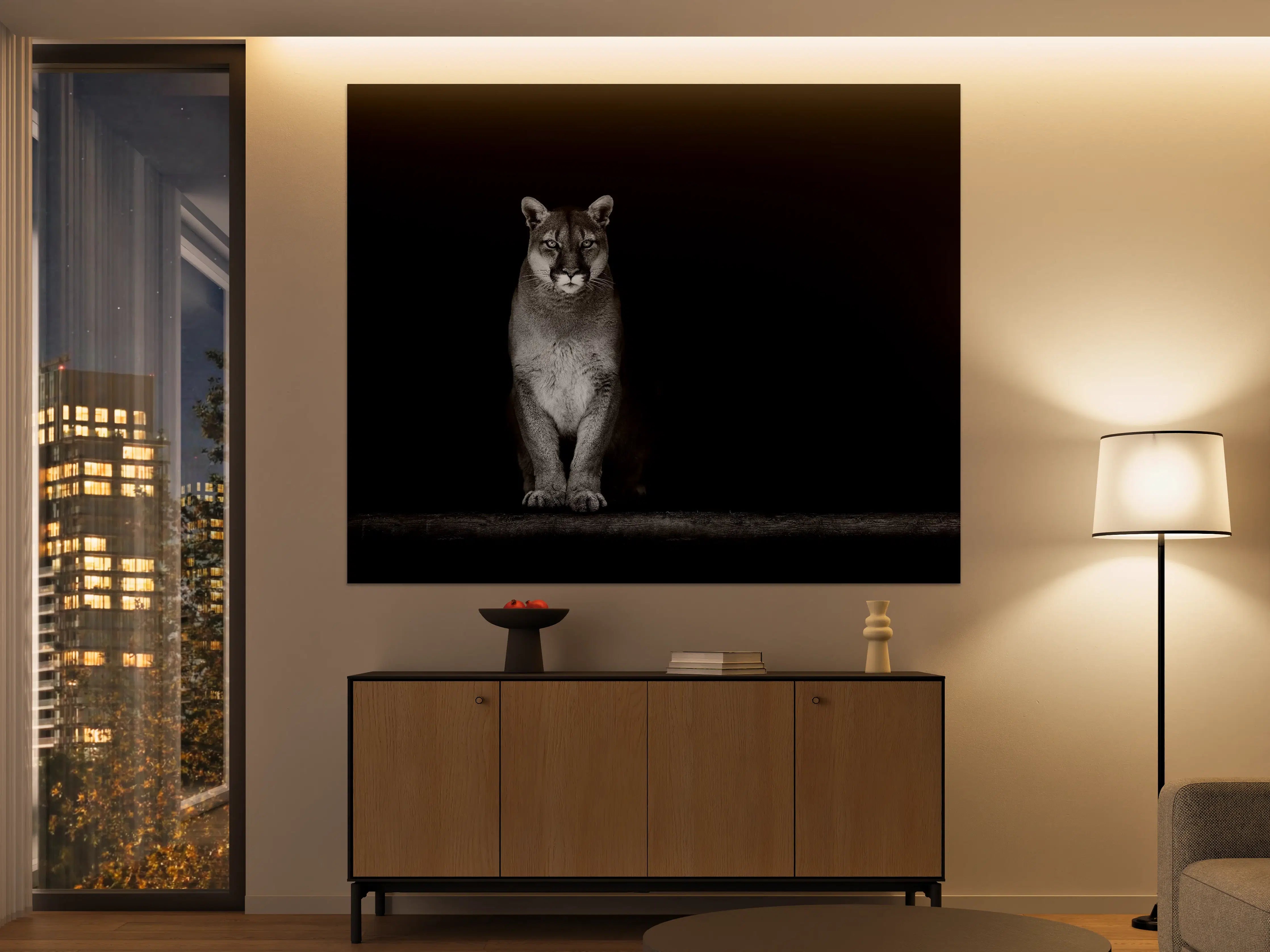 Große Wandbilder - Porträt des Bergpumas