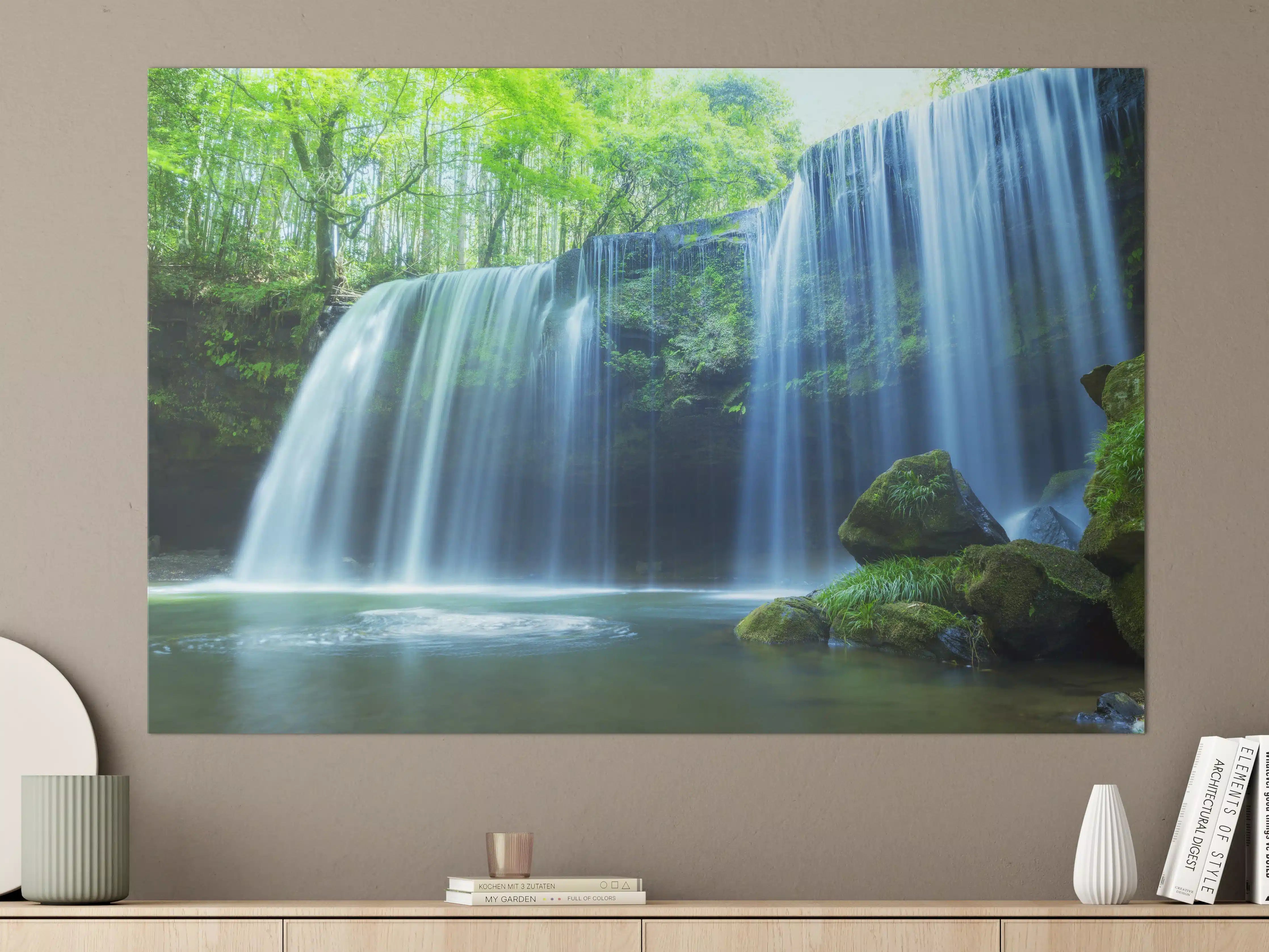 Große Wandbilder - Prächtiger Nabigataki-Wasserfall