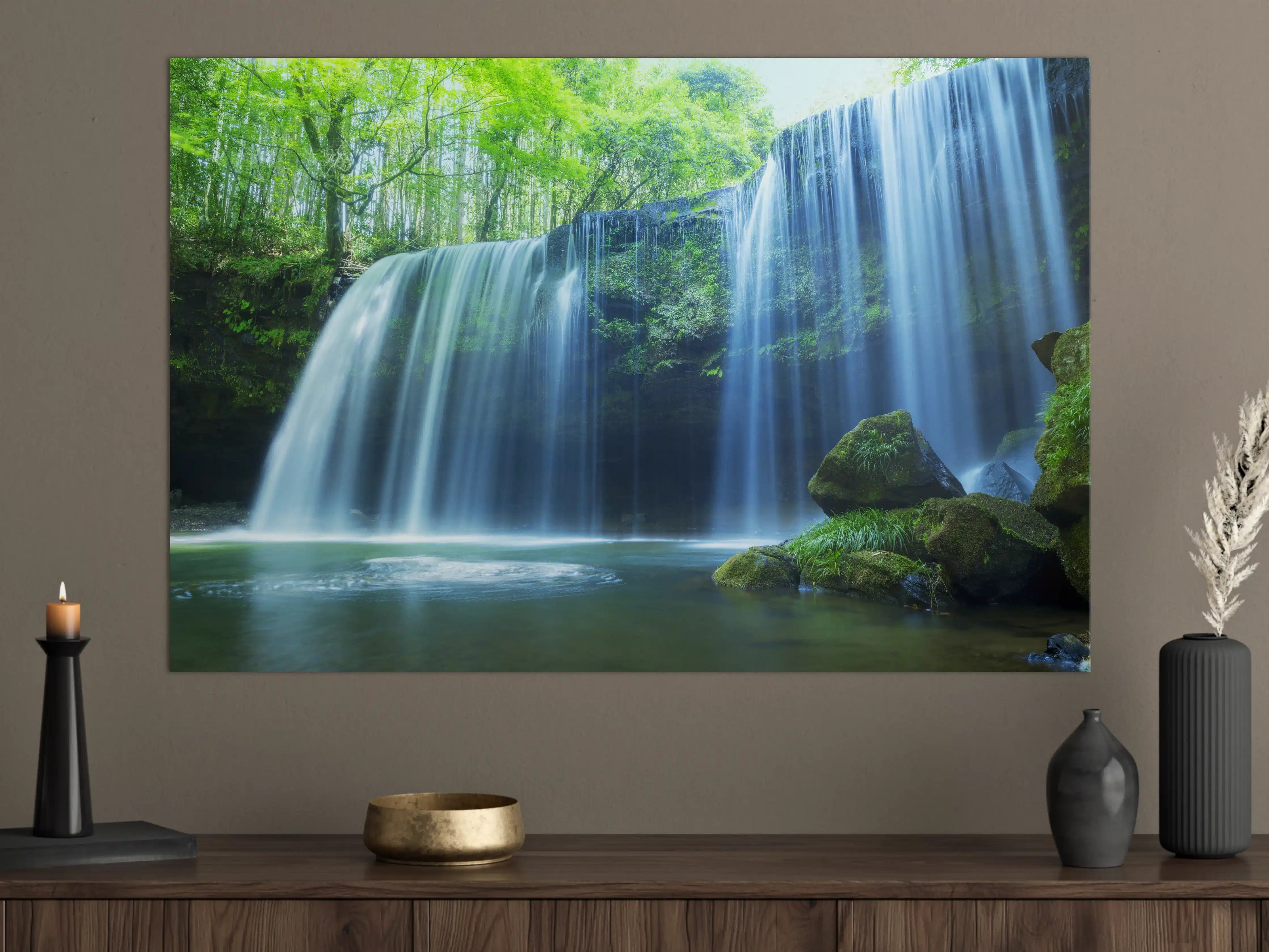 Große Wandbilder - Prächtiger Nabigataki-Wasserfall