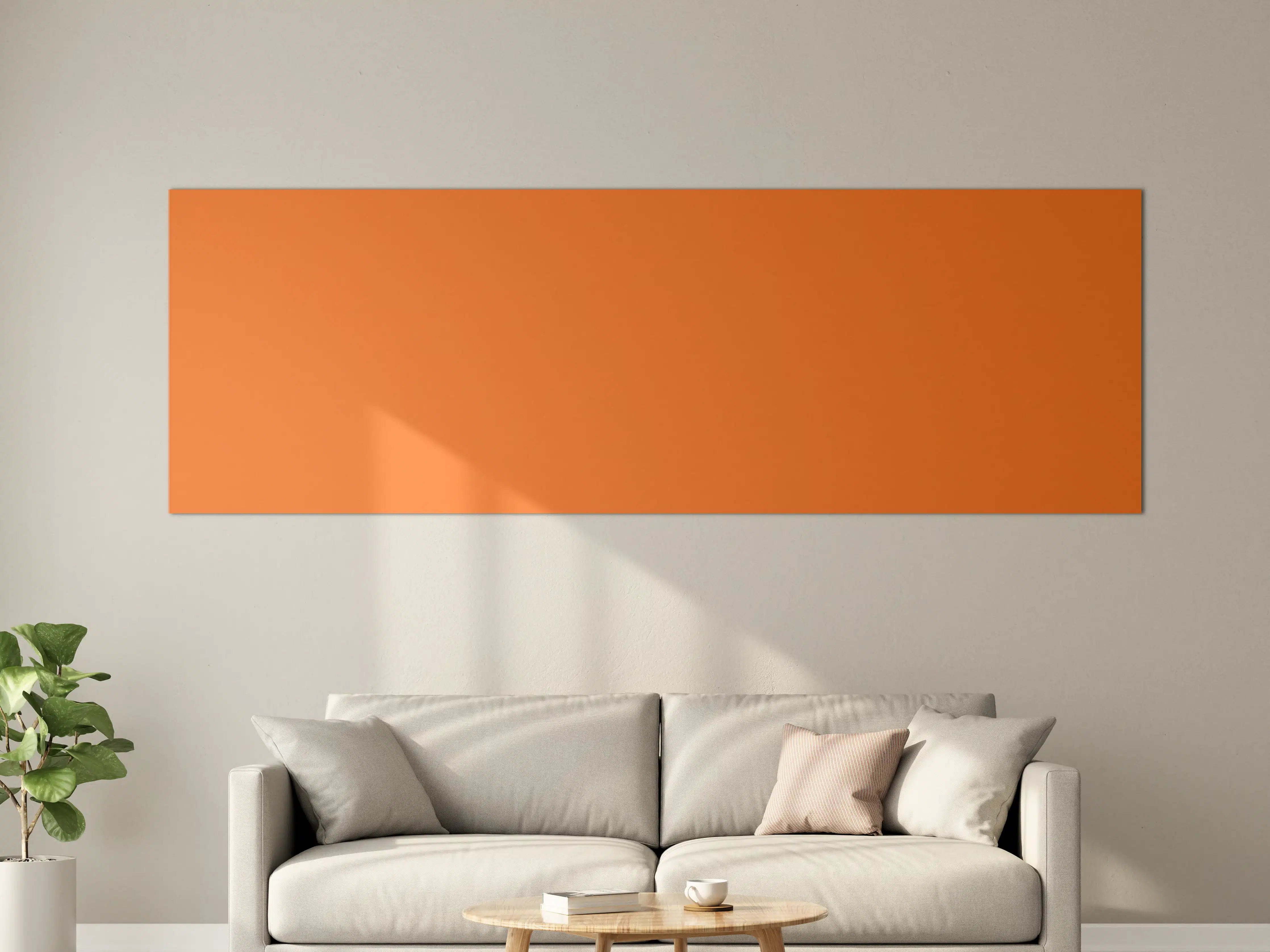 Große Wandbilder - RAL 2008 (Leuchtendes Rot-Orange)