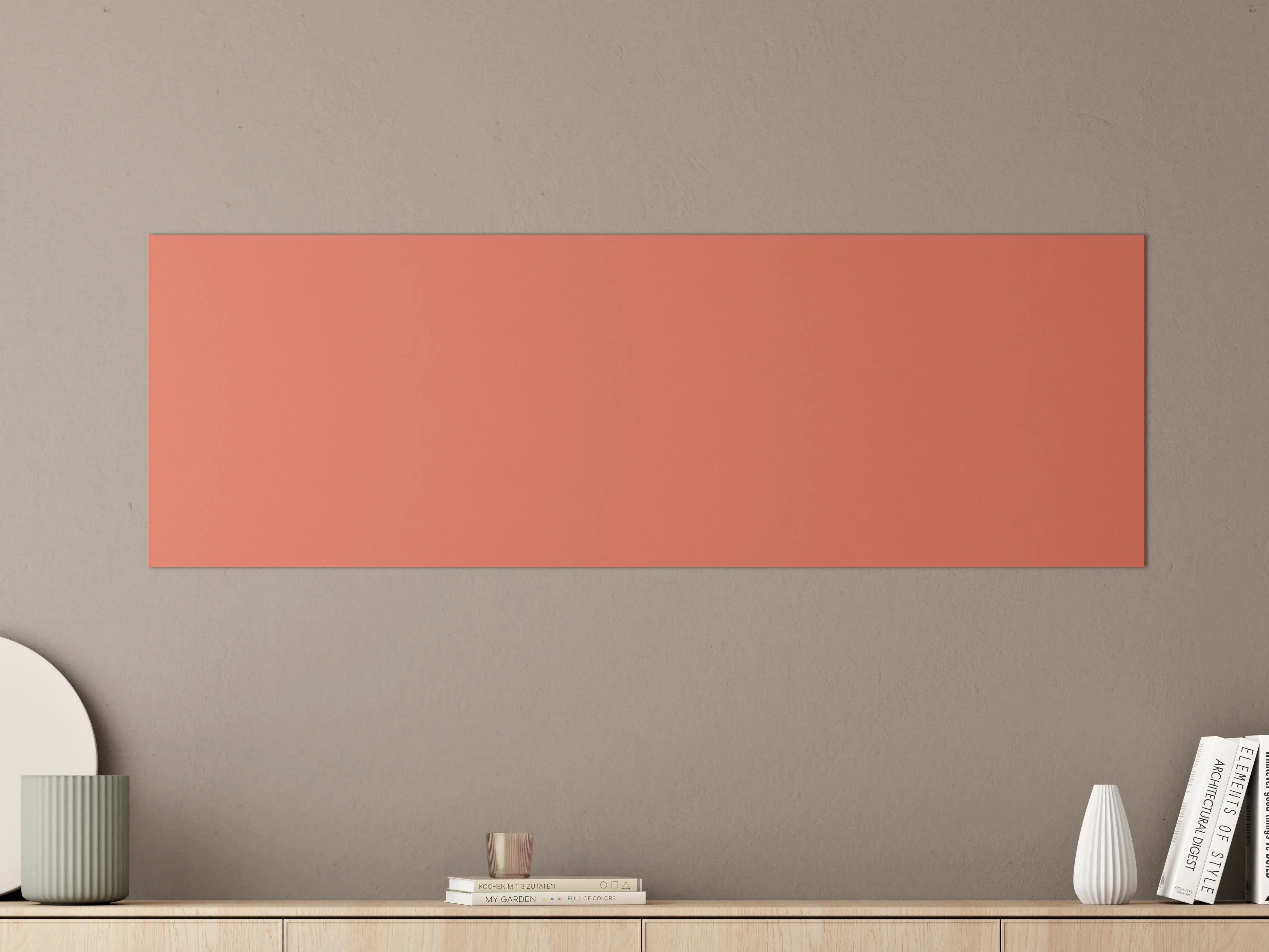 Große Wandbilder - RAL 2012 (Lachsorange)