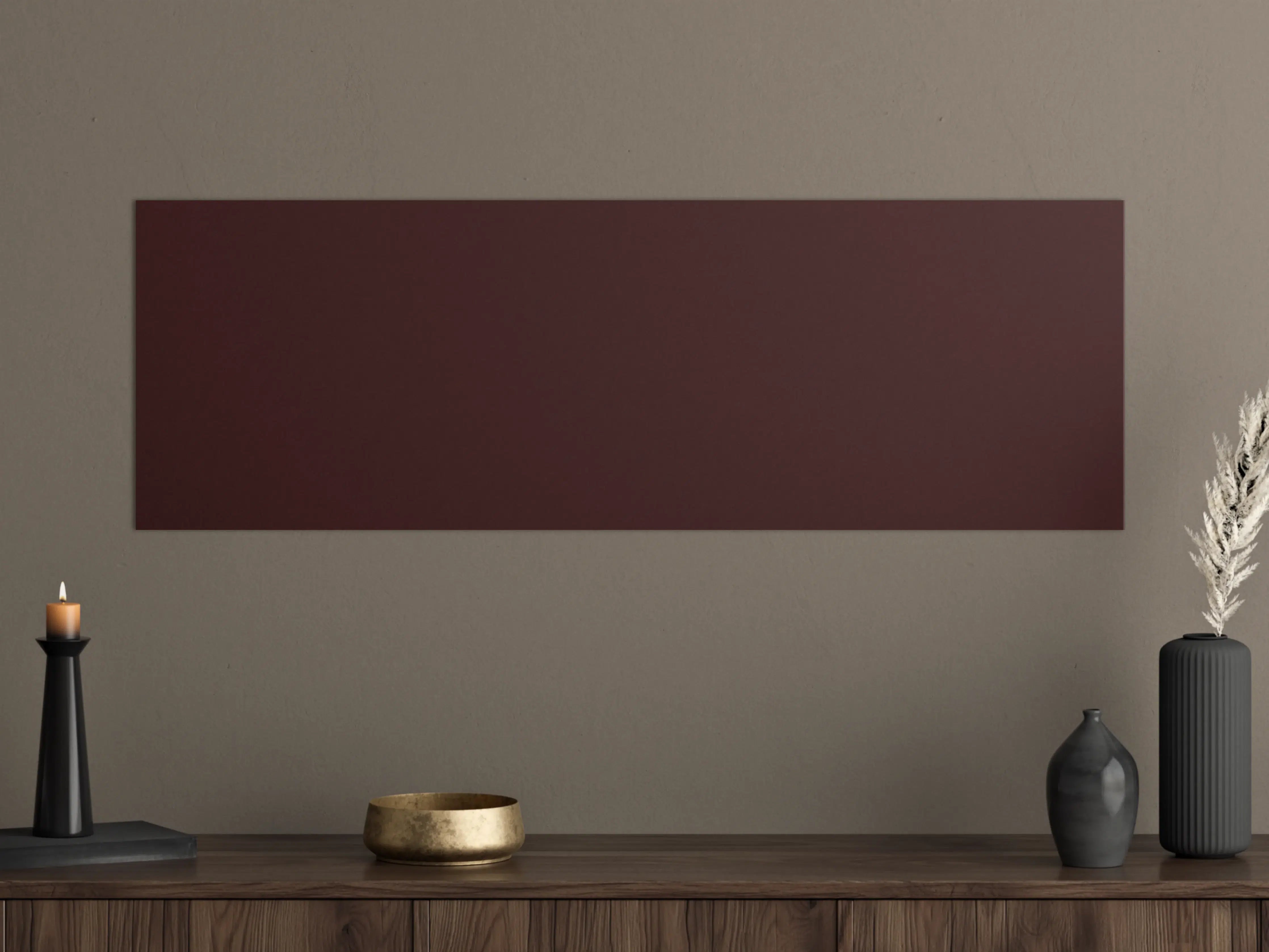 Große Wandbilder - RAL 3007 (Schwarzrot)