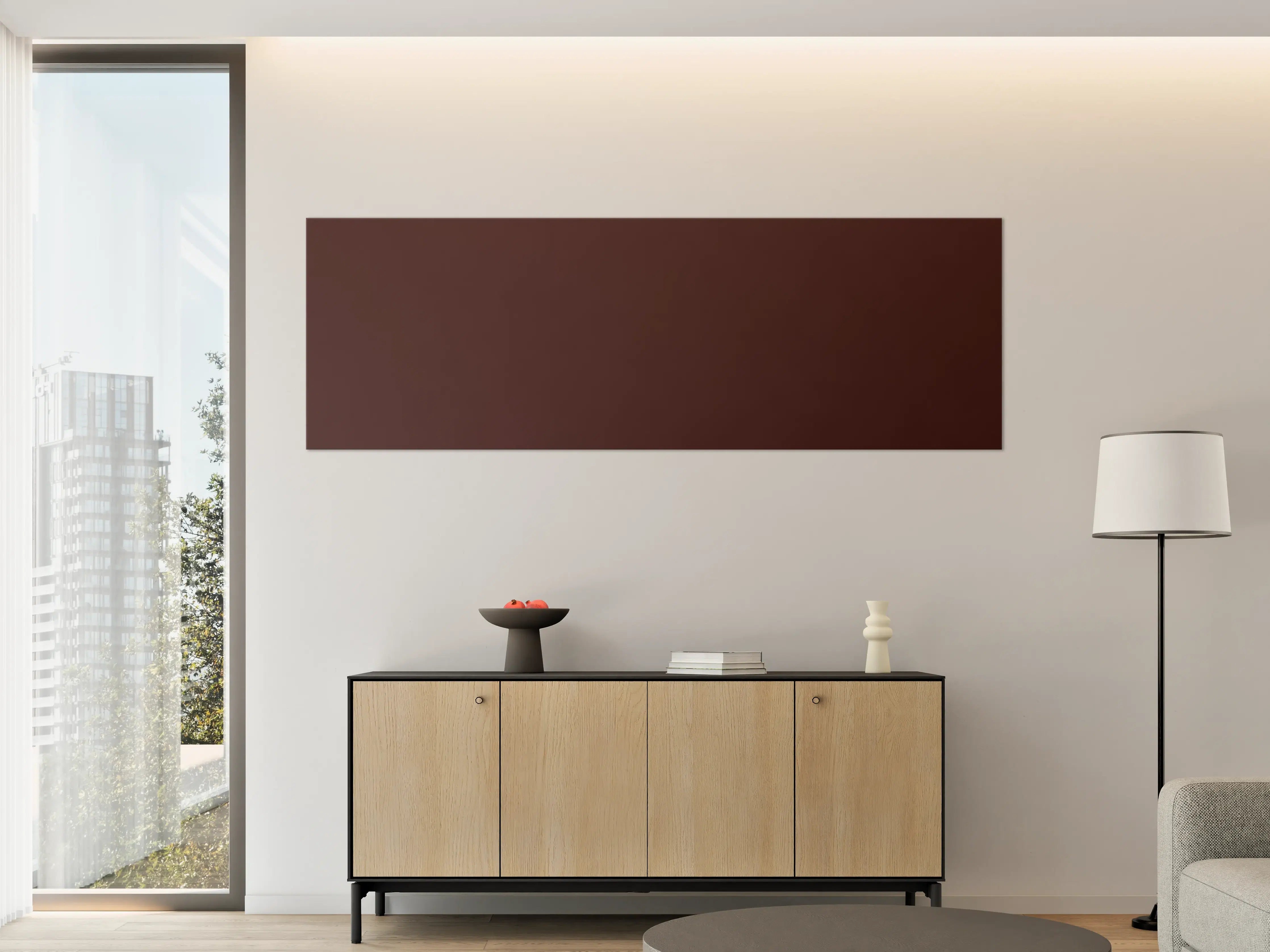 Große Wandbilder - RAL 3007 (Schwarzrot)