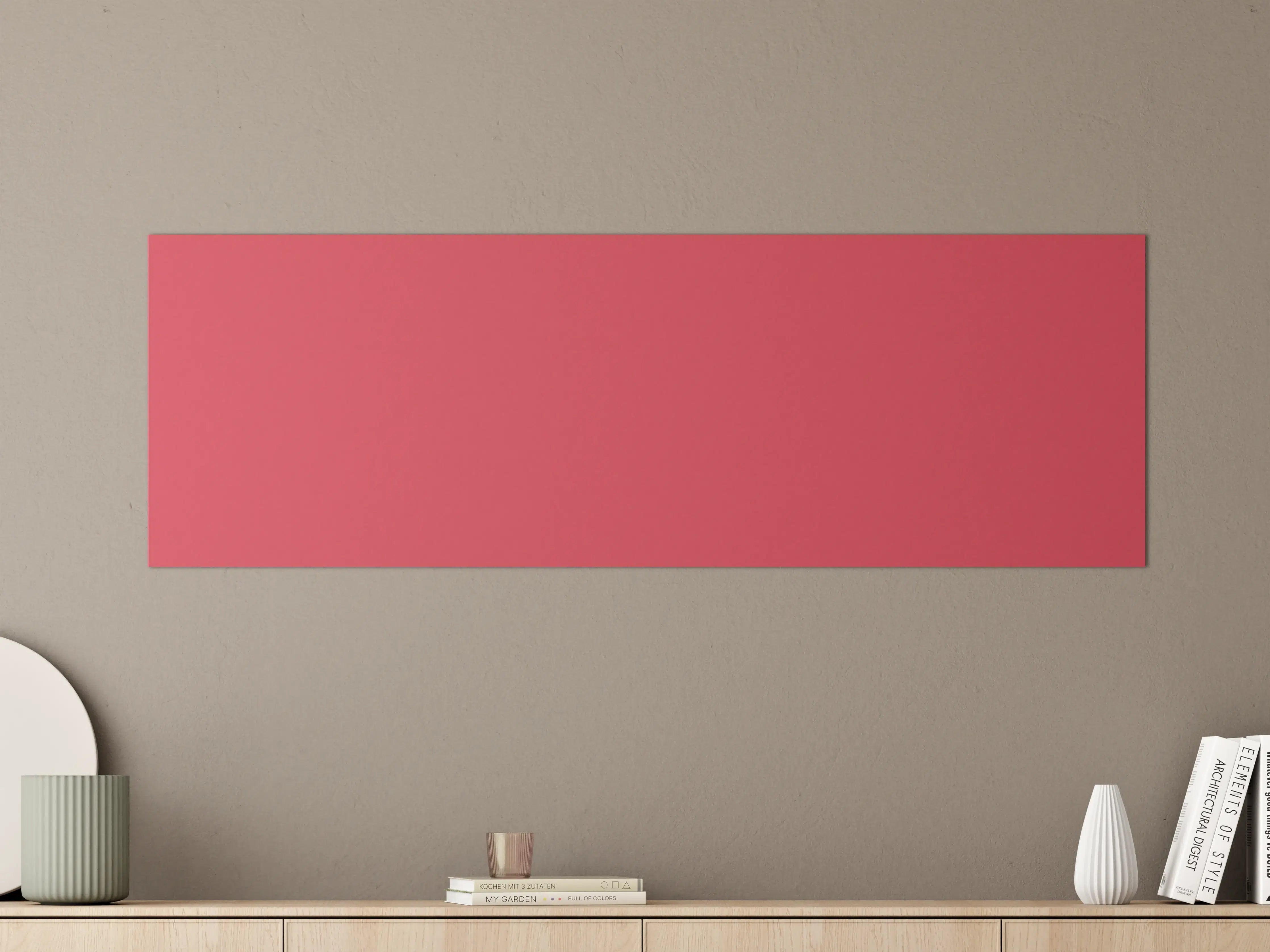 Große Wandbilder - RAL 3018 (erdbeerrot)