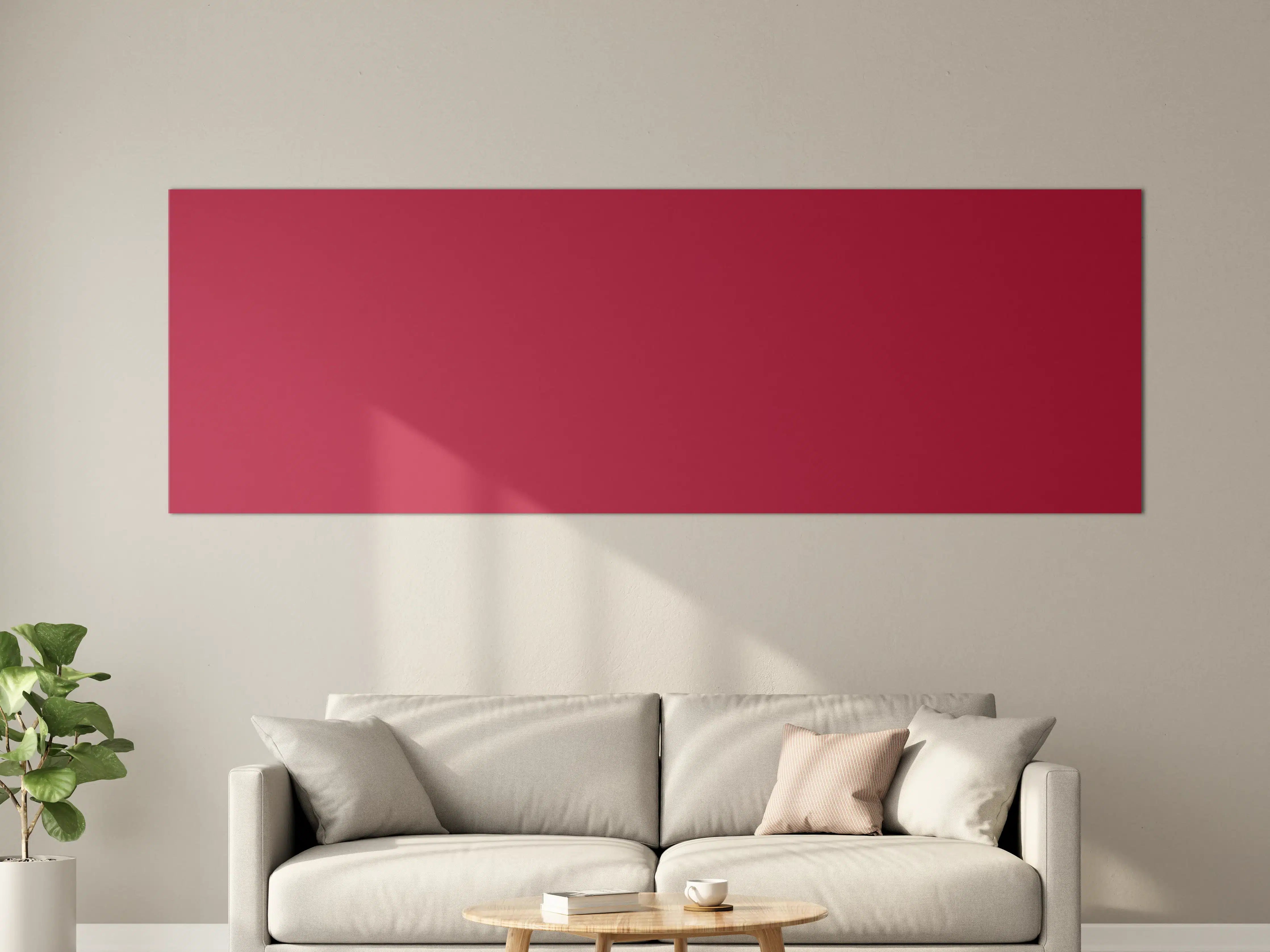 Große Wandbilder - RAL 3027 (Himbeerrot)