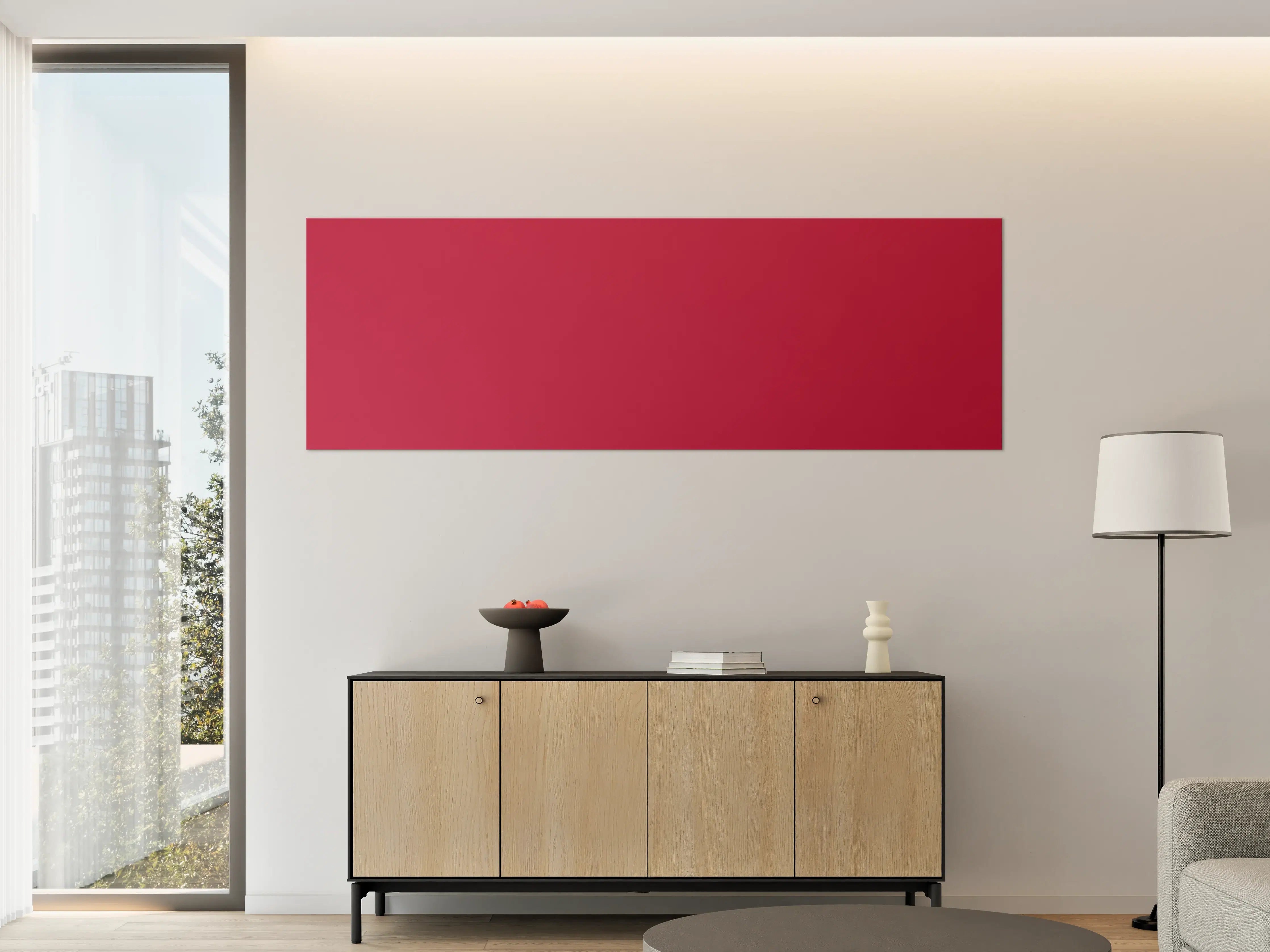 Große Wandbilder - RAL 3027 (Himbeerrot)