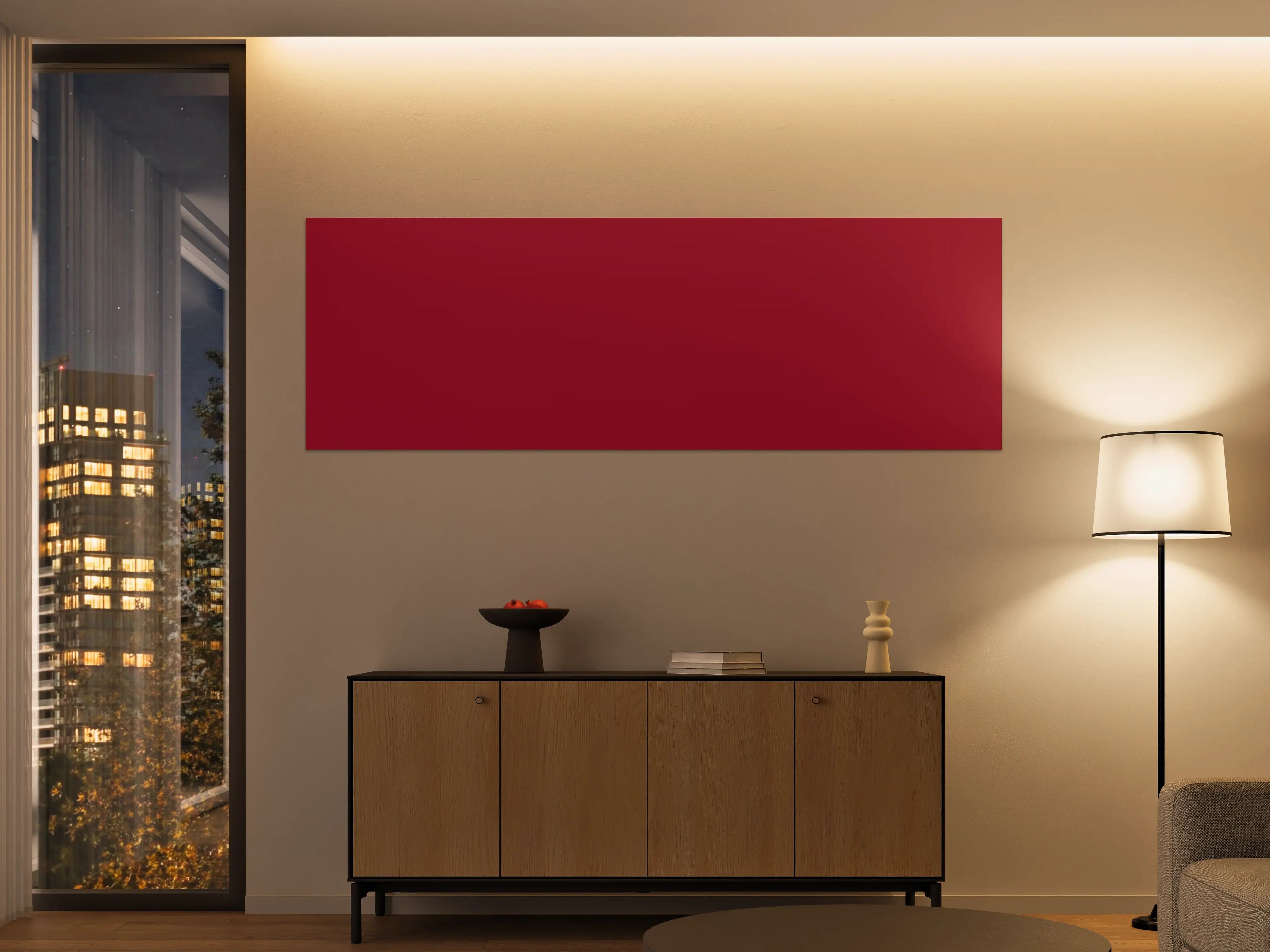 Große Wandbilder - RAL 3027 (Himbeerrot)