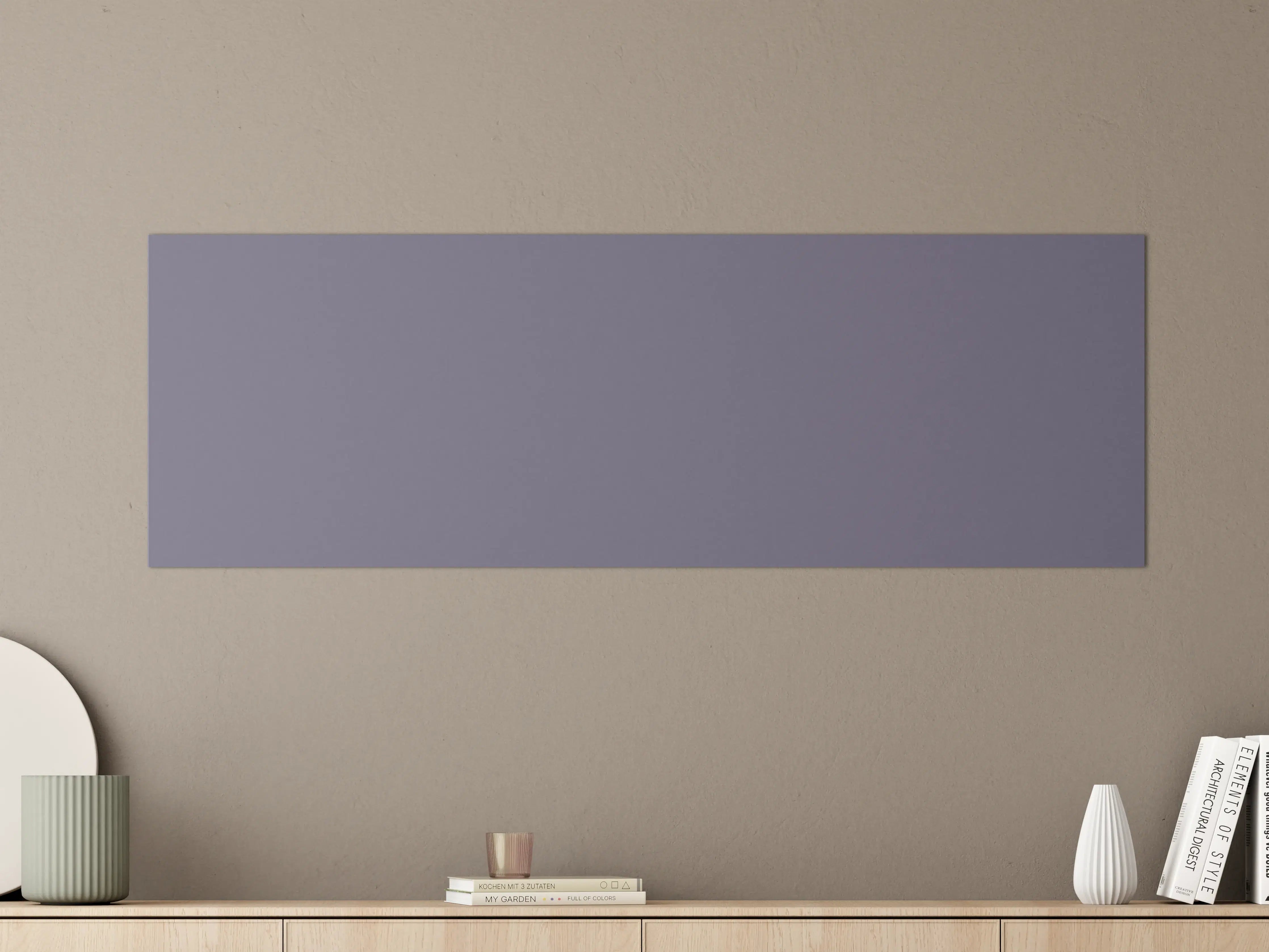 Große Wandbilder - RAL 4012 (Perlbrombeere)