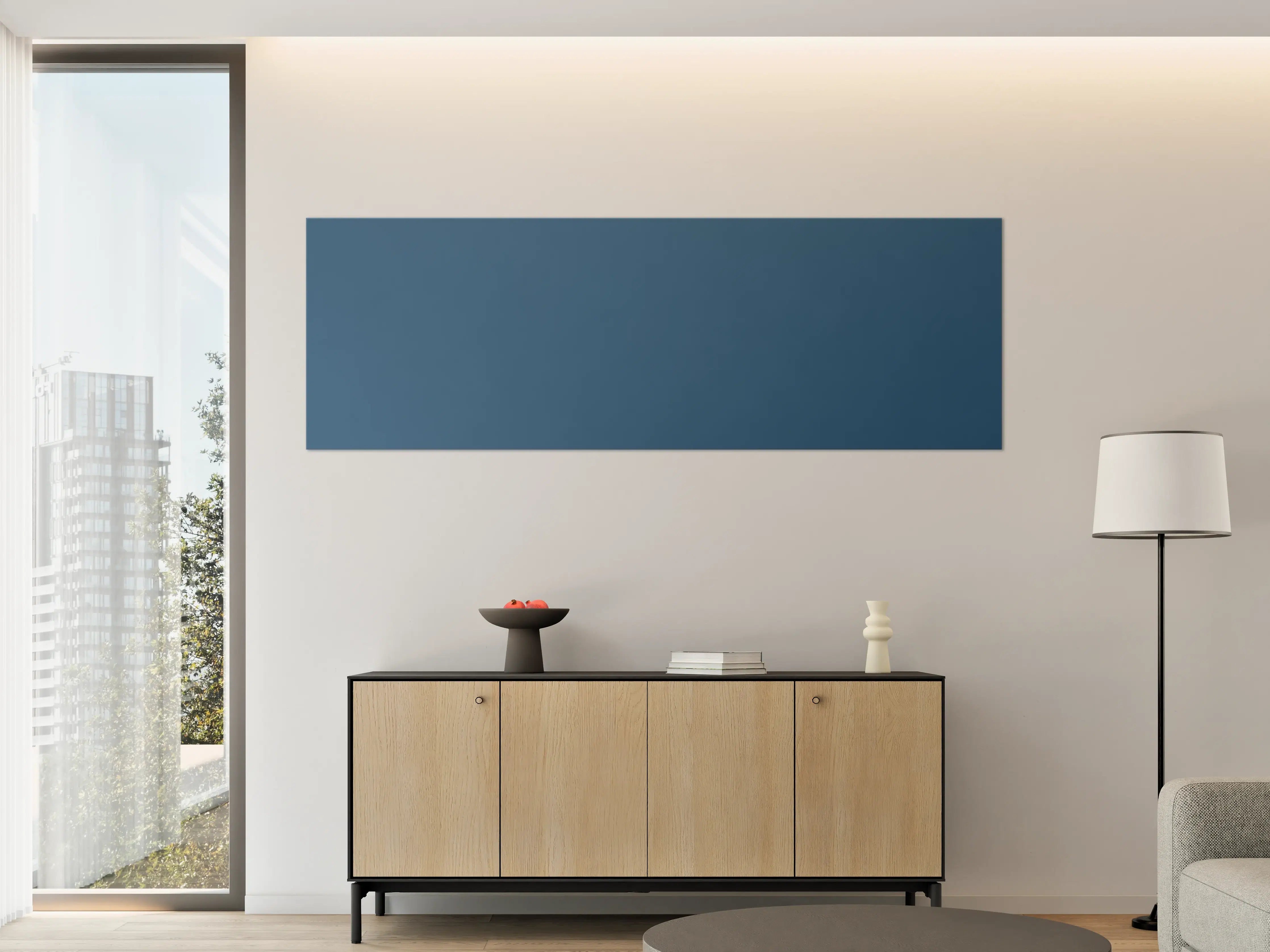 Große Wandbilder - RAL 5009 (Azurblau)