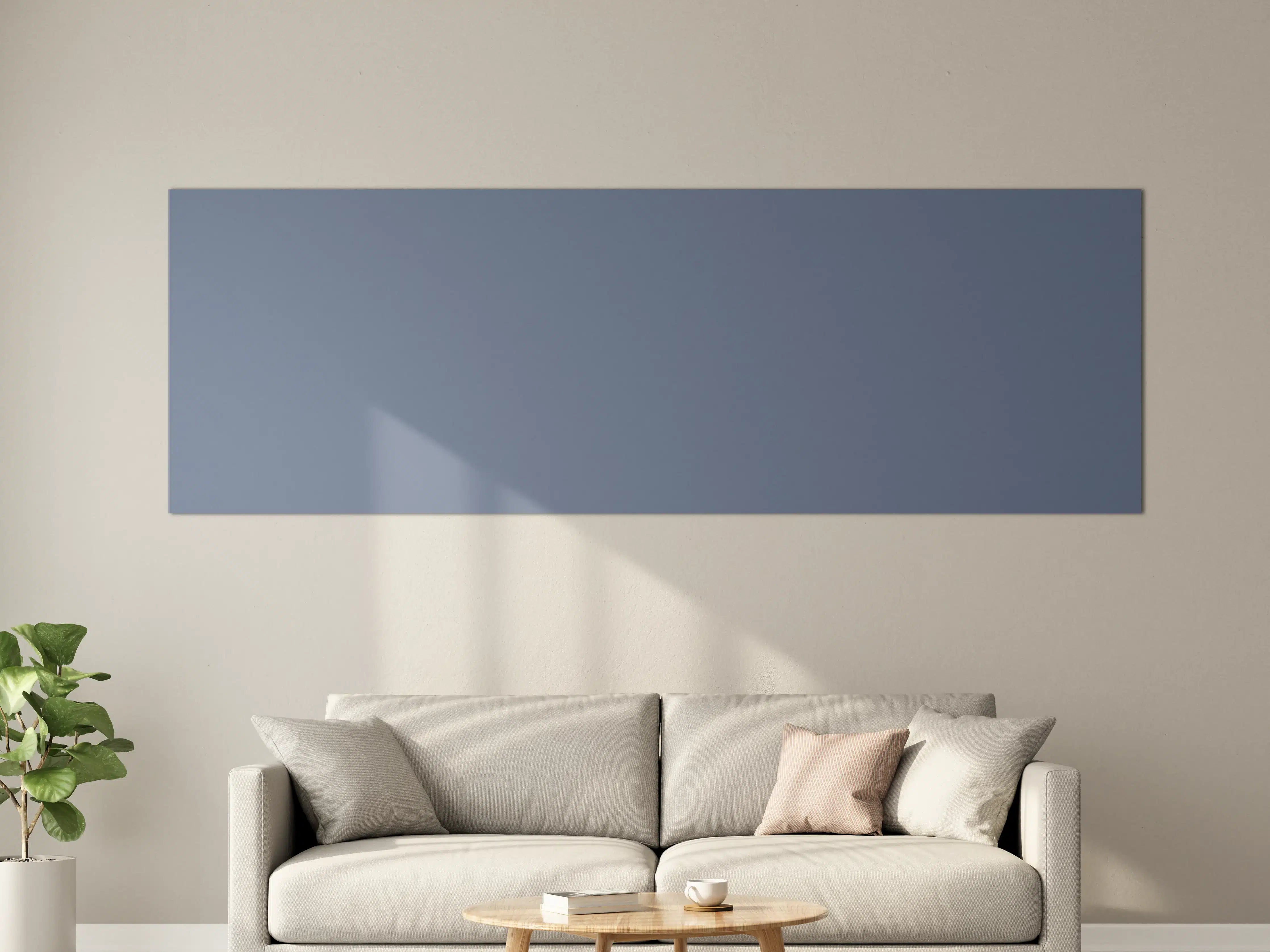 Große Wandbilder - RAL 5014 (Taubenblau)