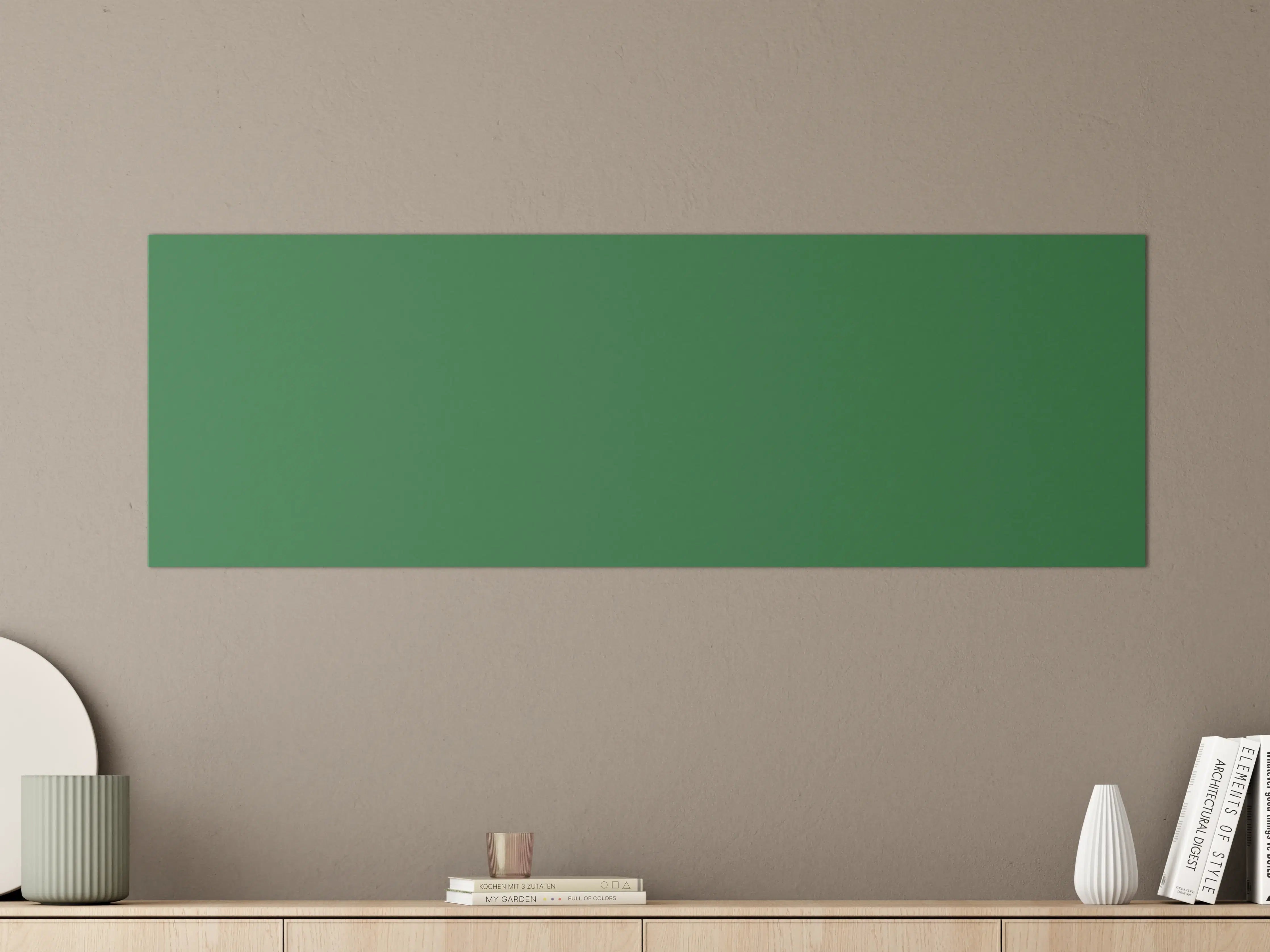 Große Wandbilder - RAL 6001 (Smaragdgrün)