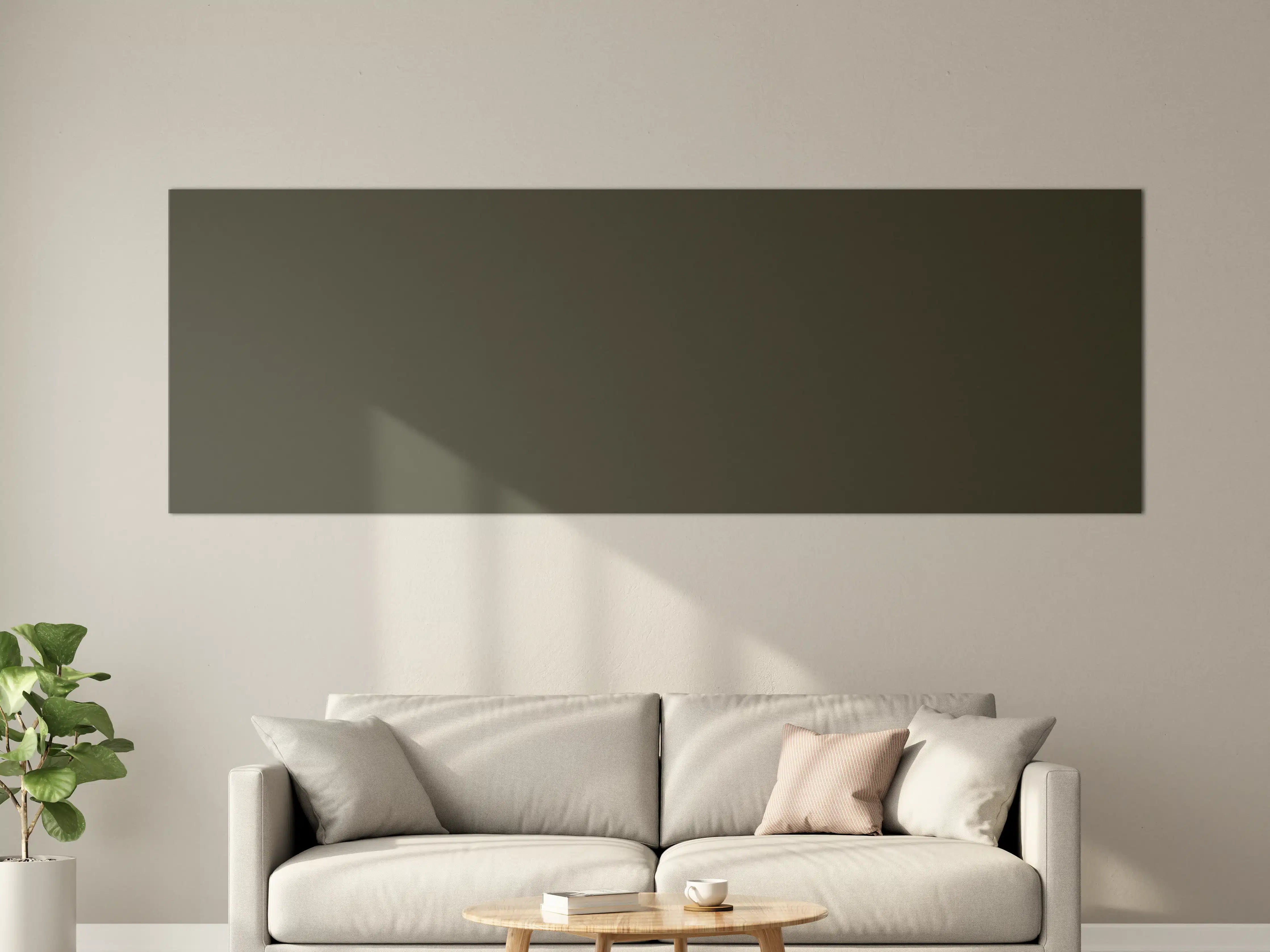 Große Wandbilder - RAL 6014 (Gelboliv)