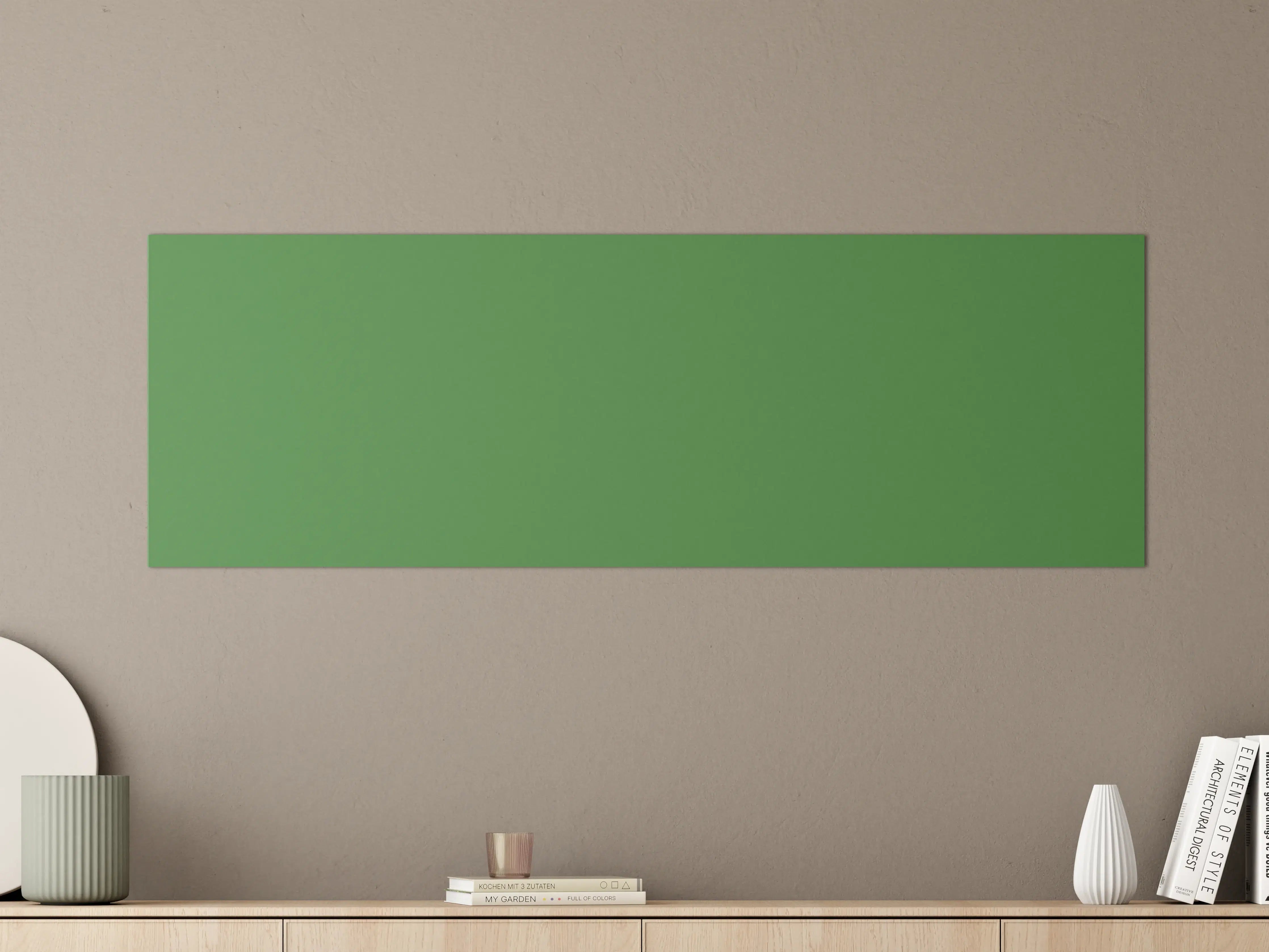 Große Wandbilder - RAL 6017 (Maigrün)